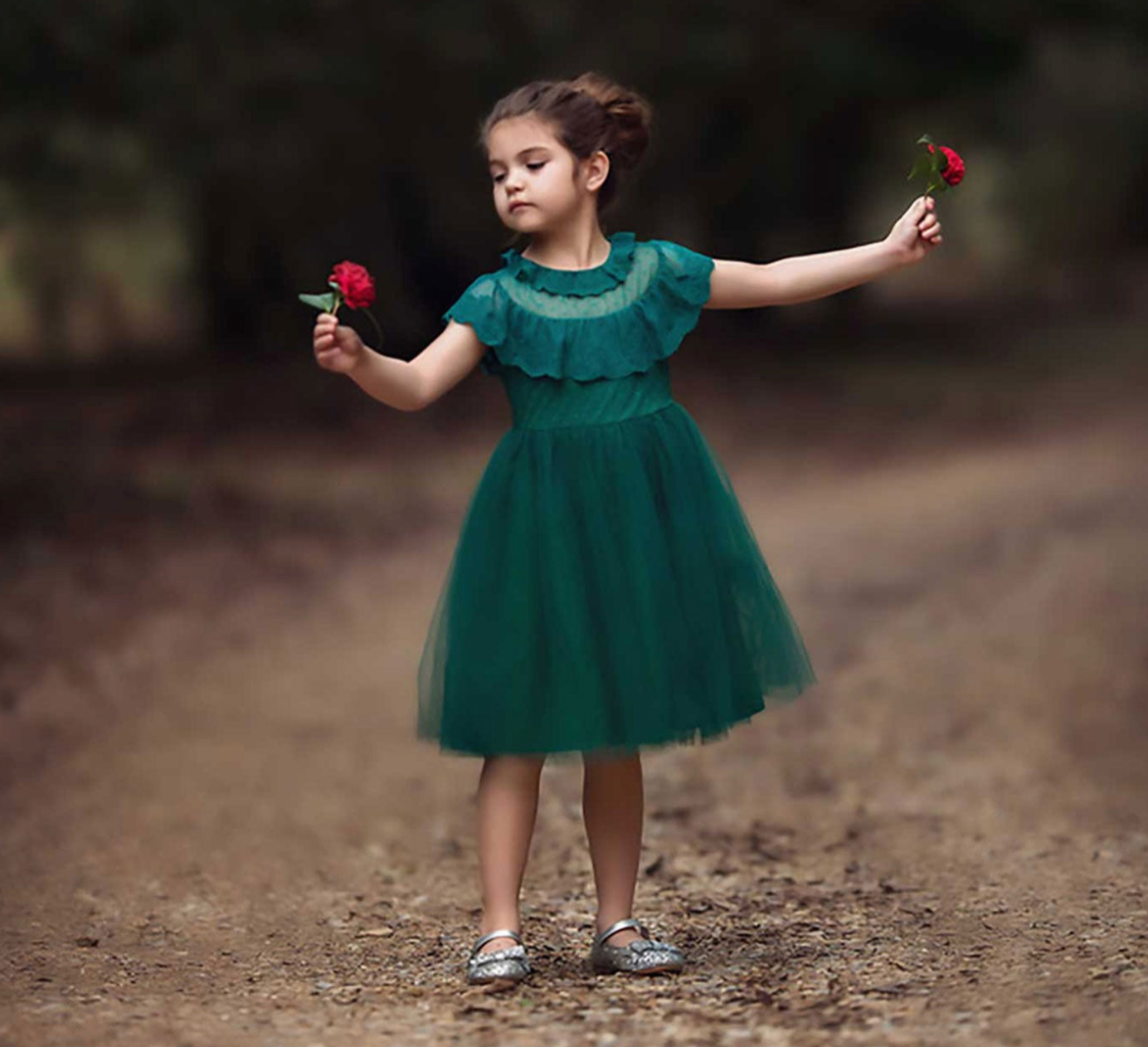 Giovanna Dress Emerald