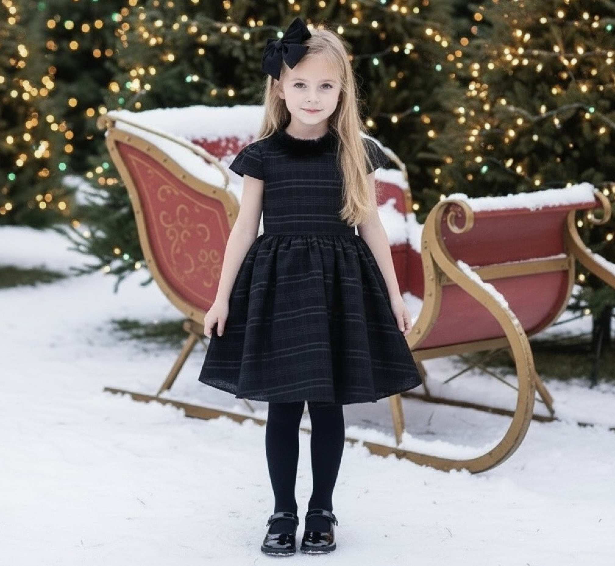 EVANGELINE DRESS BLACK