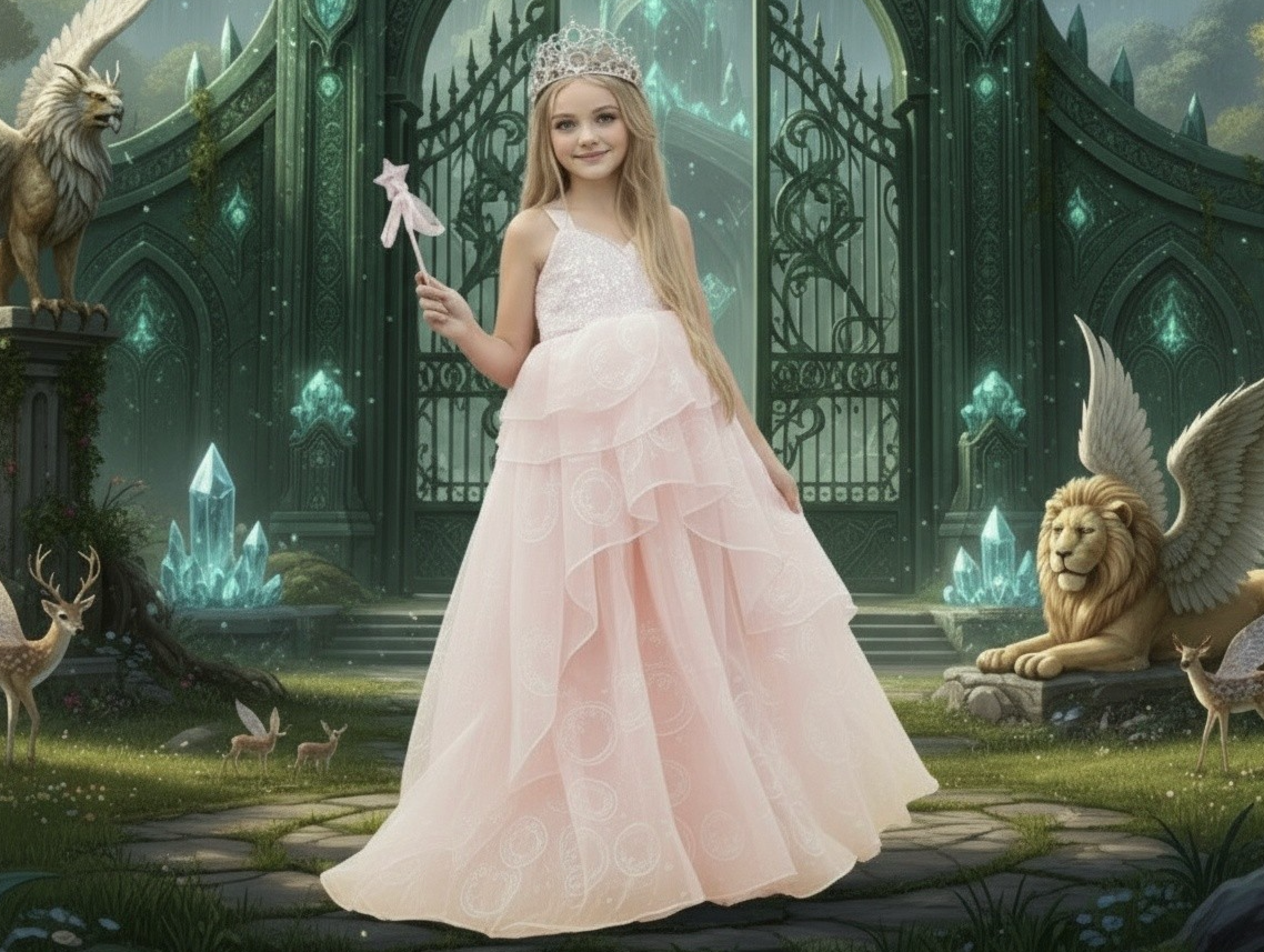 PRINCESS STARBELLE DRESS & WAND SET