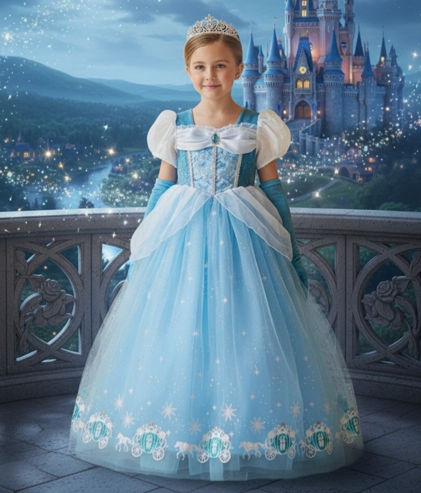 PRINCESS LUCIENNE DRESS & GLOVES SET