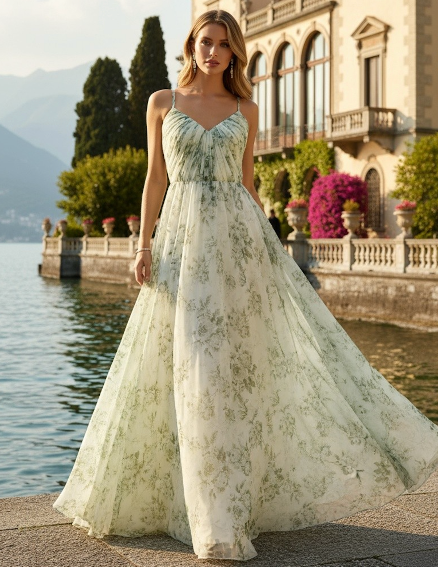 KENLEY GOWN GREEN