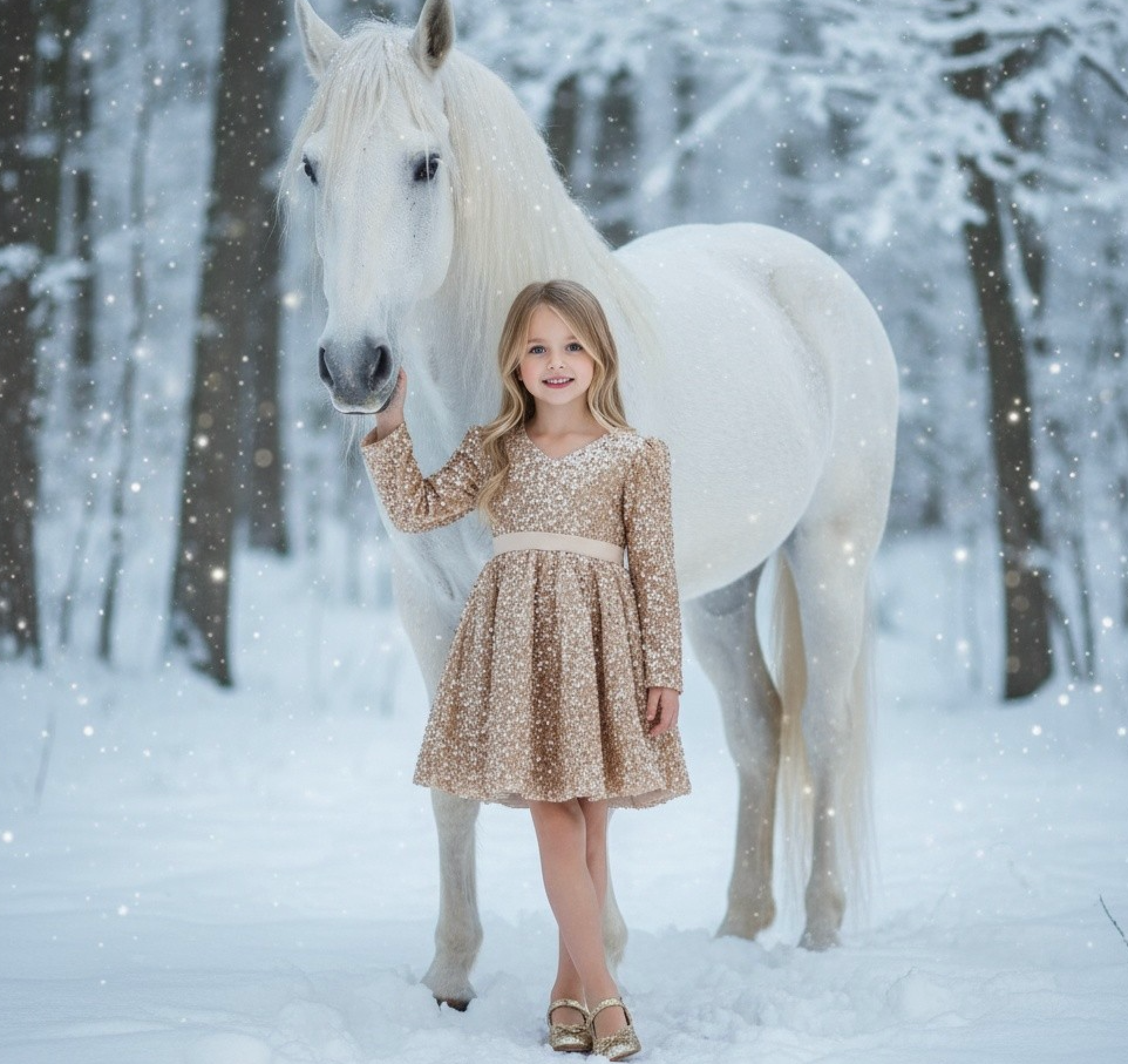 EMMA SEQUIN DRESS GOLD