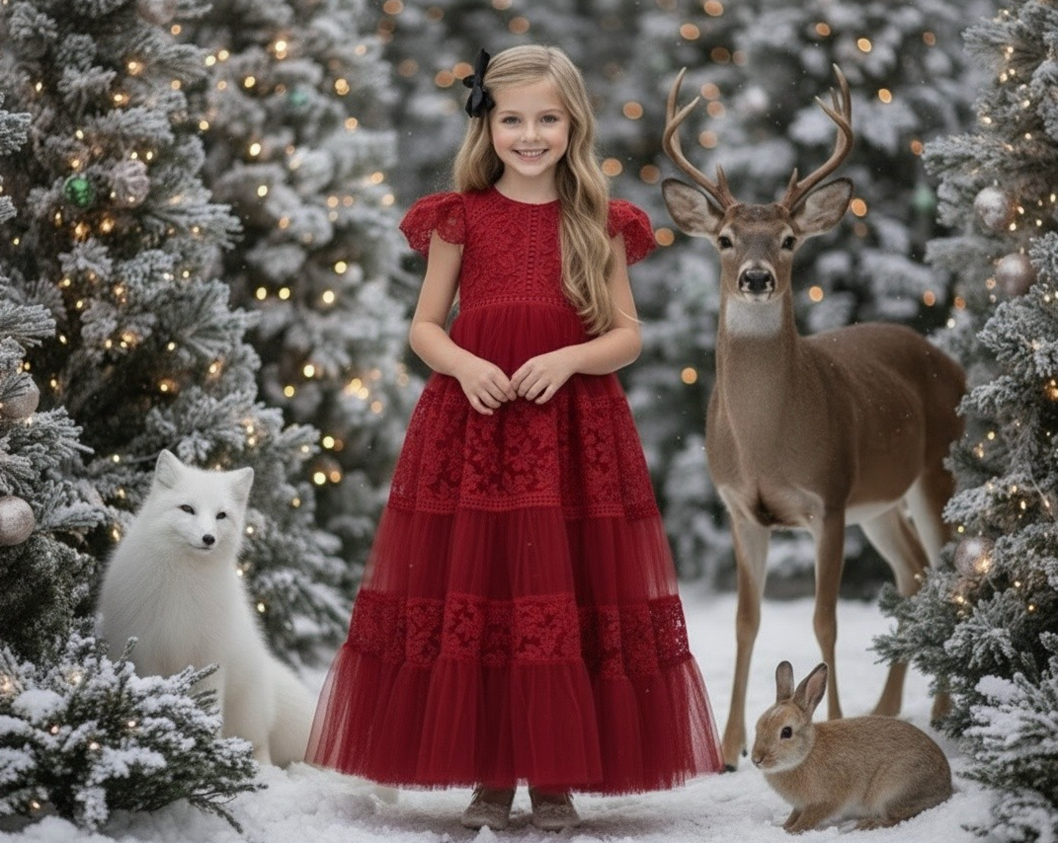 CATERINA DRESS CRIMSON