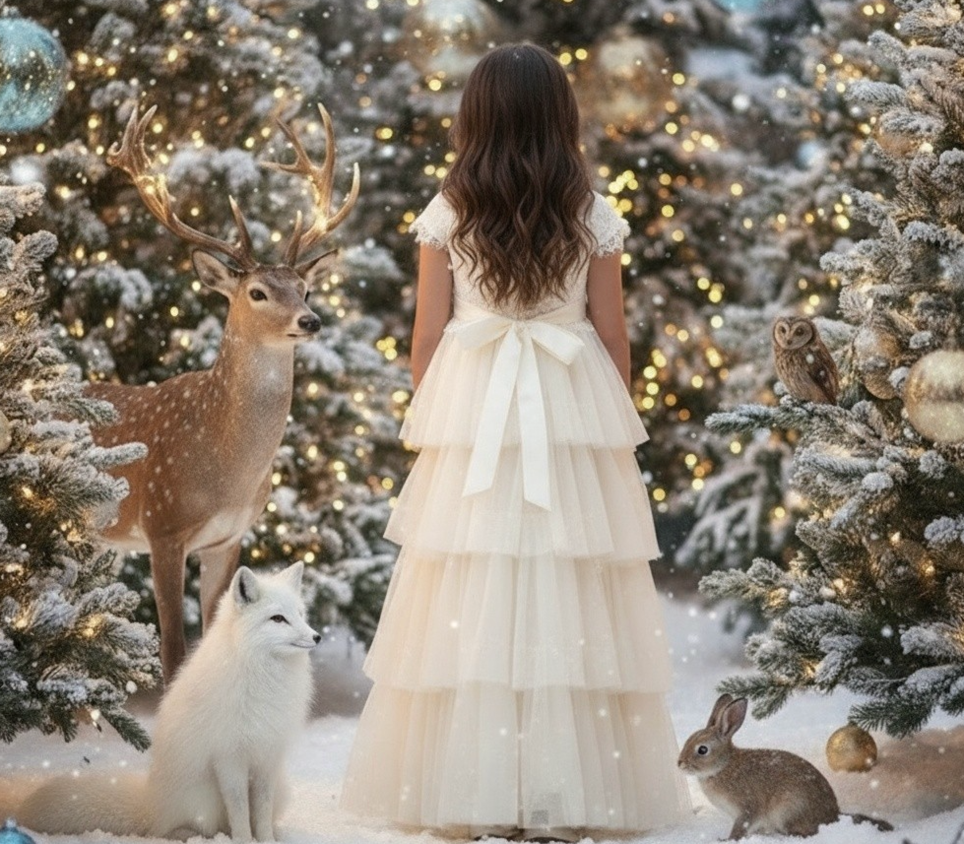 ARIANA GOWN SPARKLE IVORY