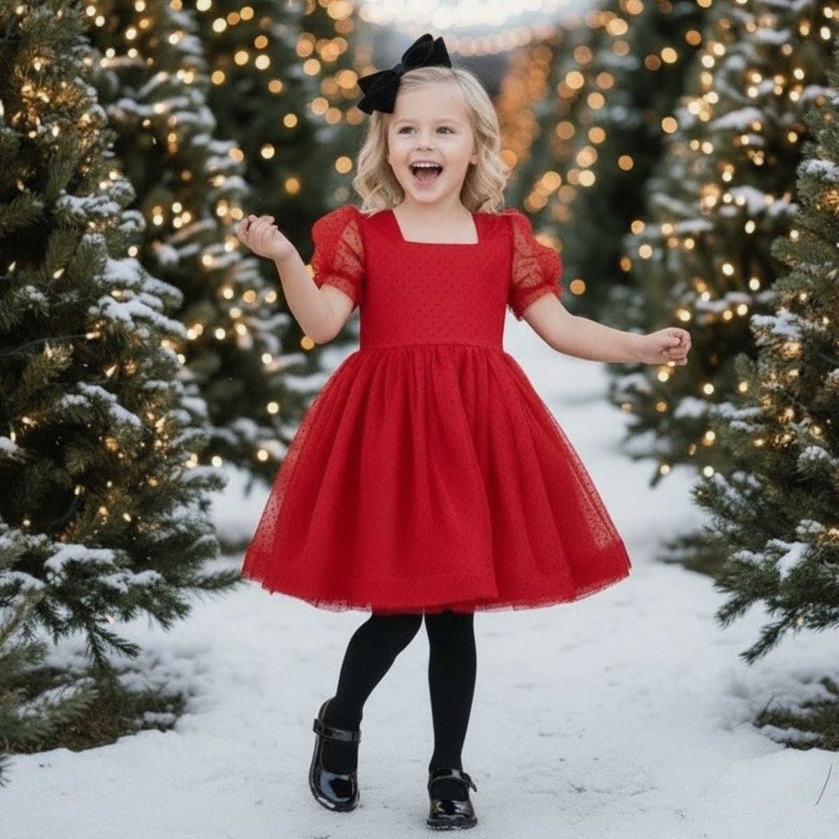 Noralee Dress Crimson