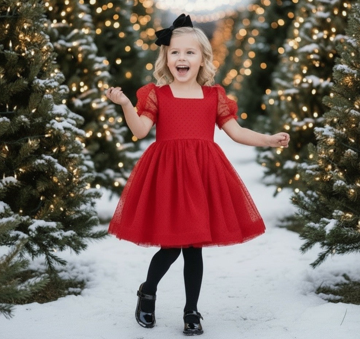 NORALEE DRESS CRIMSON