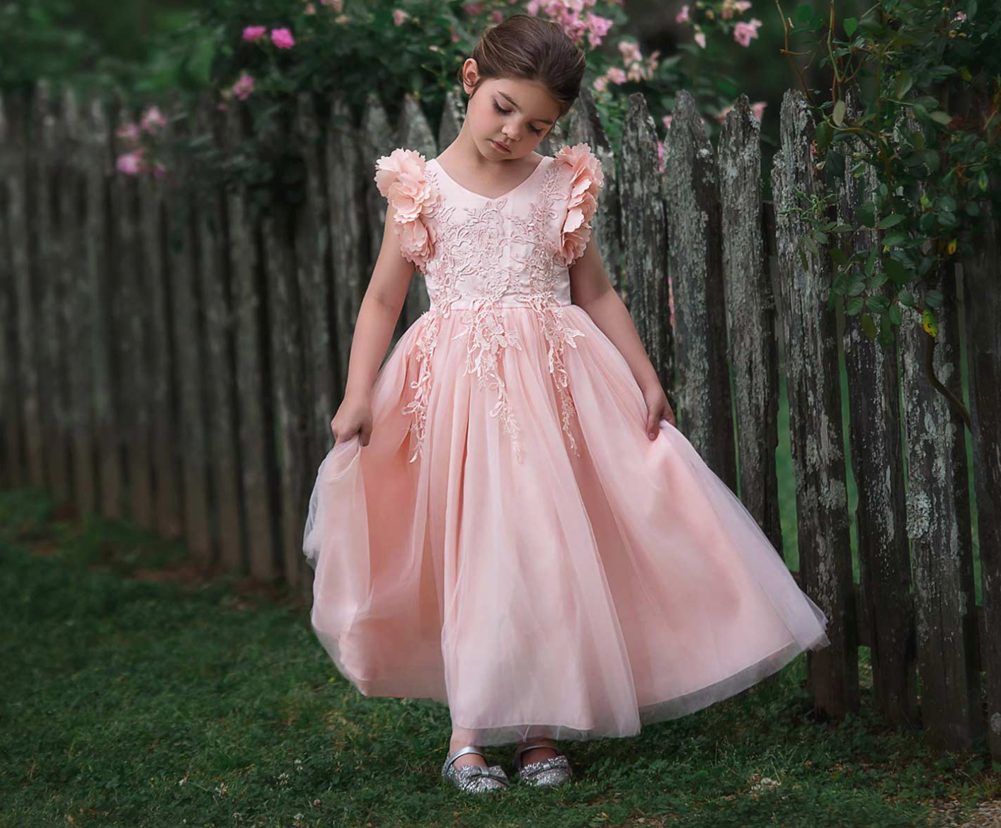 BIANCA GOWN PEACHY PINK