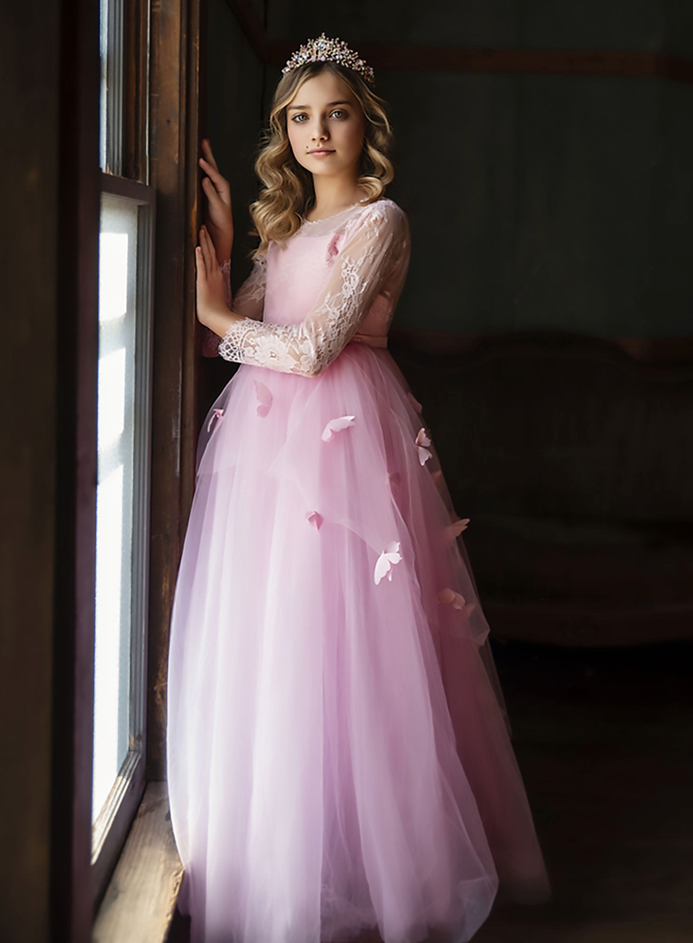 MARIPOSA GOWN PINK