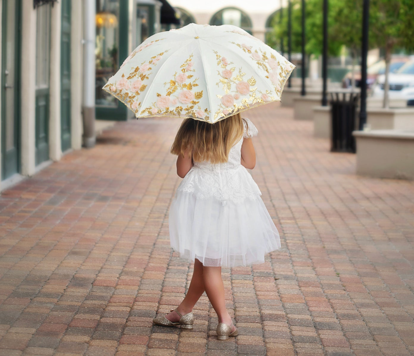 ANTIBES UMBRELLA WHITE