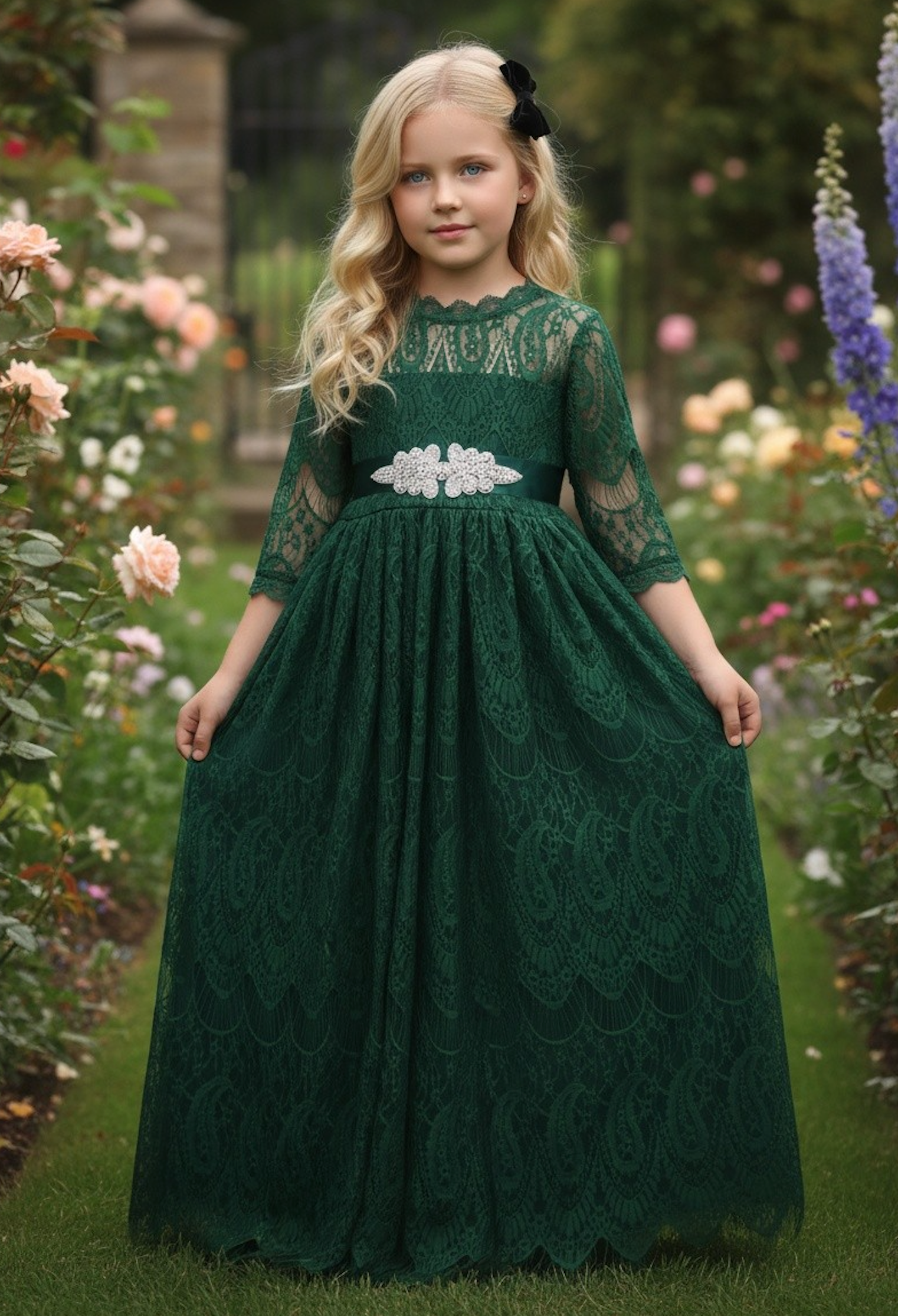 BELLA RAFAELA GOWN EMERALD
