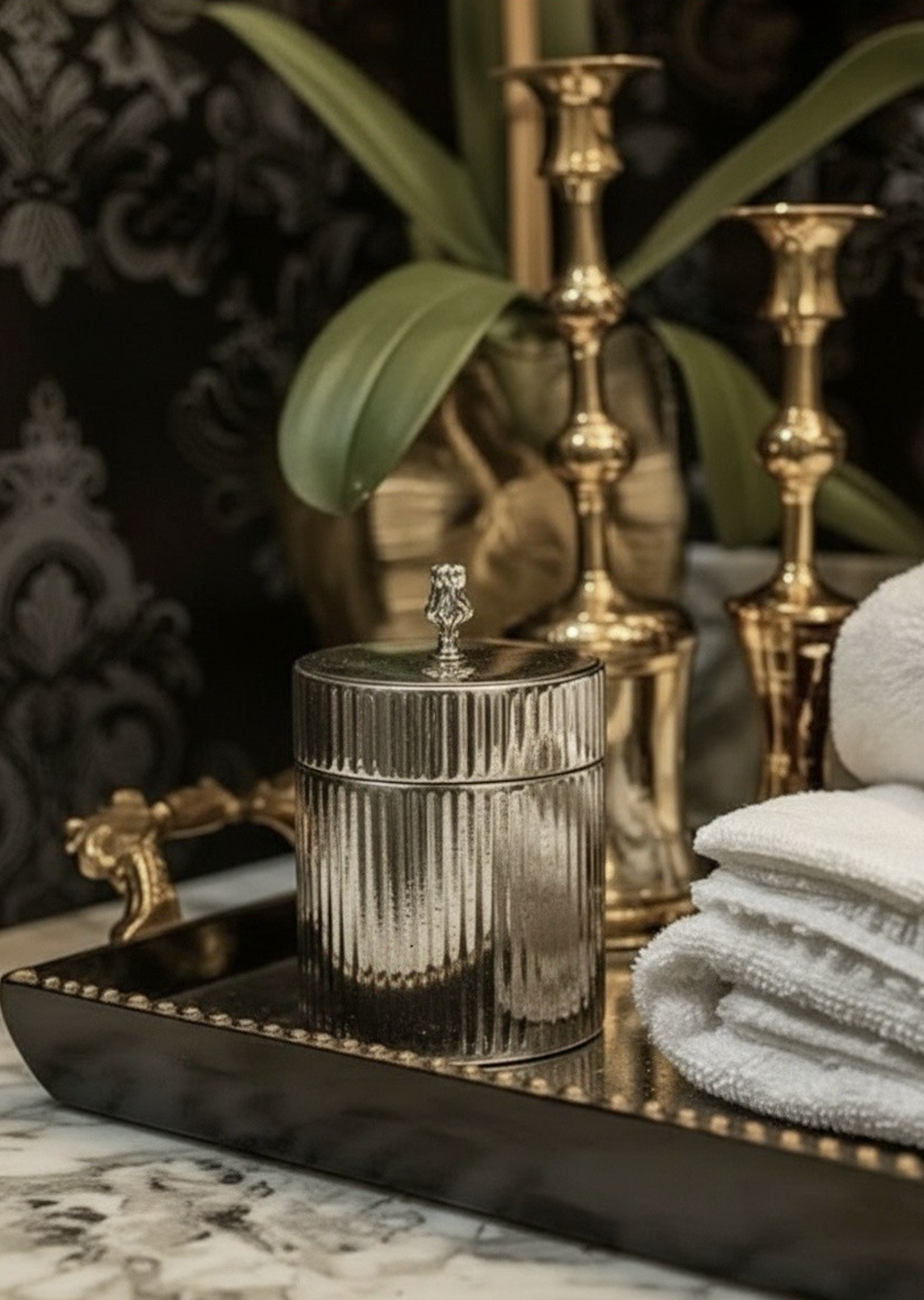 SILVER PLATED WREN VOTIVE BOX