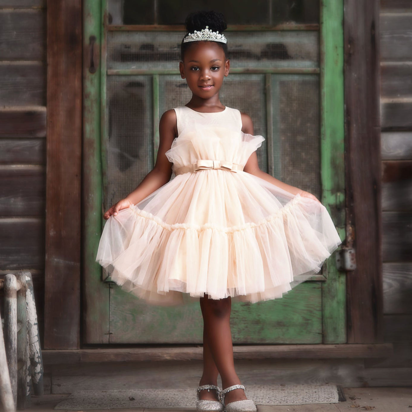 AUDREY DRESS CHAMPAGNE