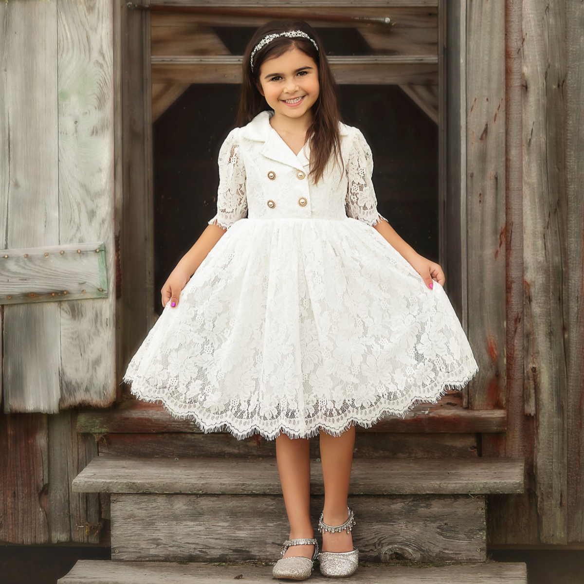 Collette Dress White
