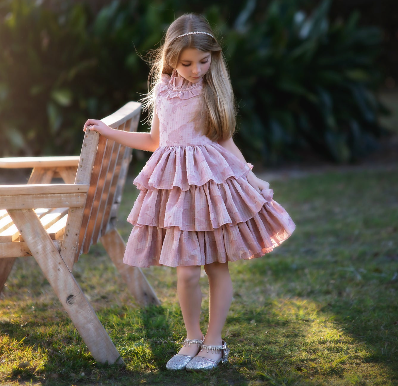 JOELLE DRESS ROSE