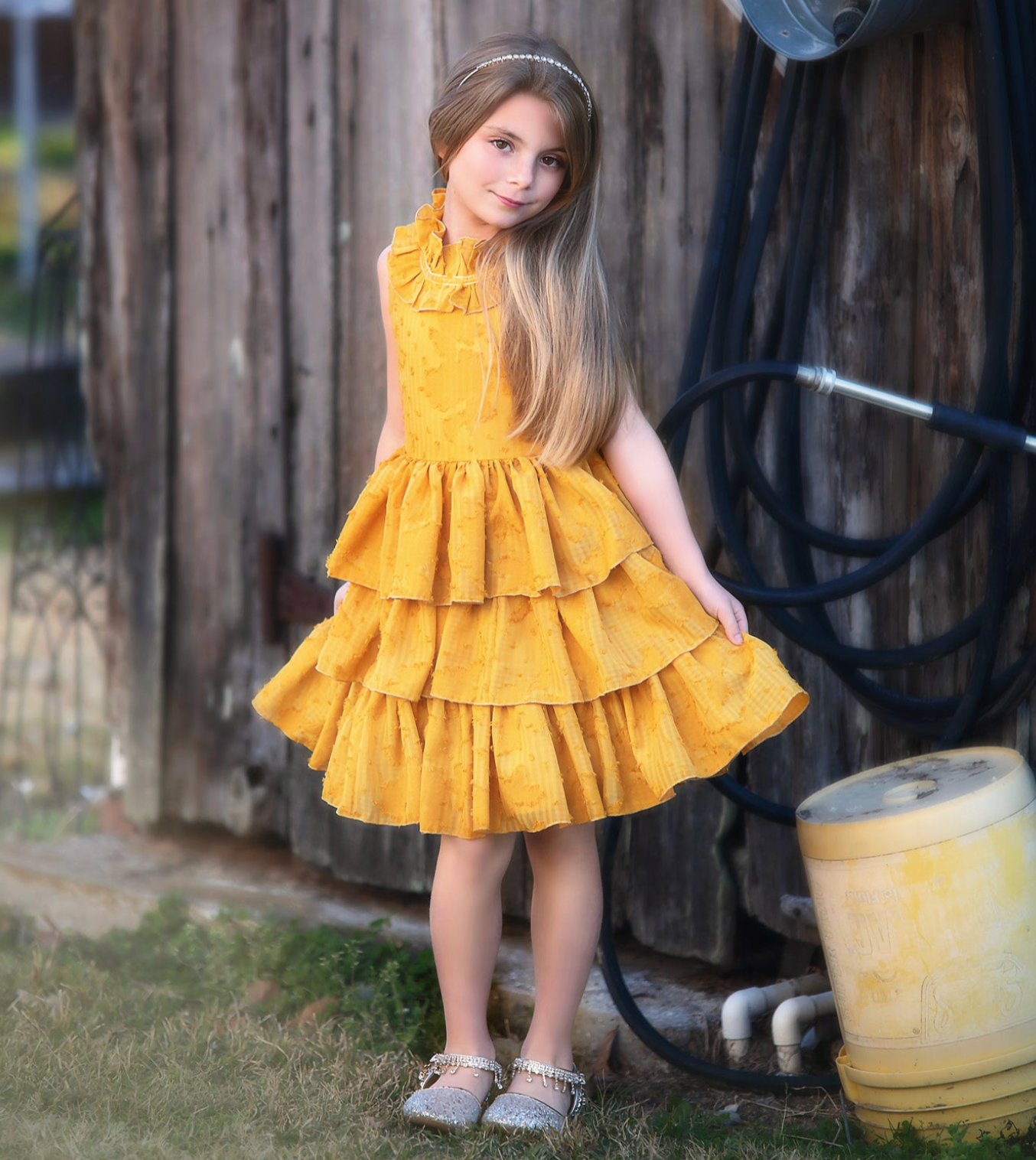 JOELLE DRESS SUNFLOWER
