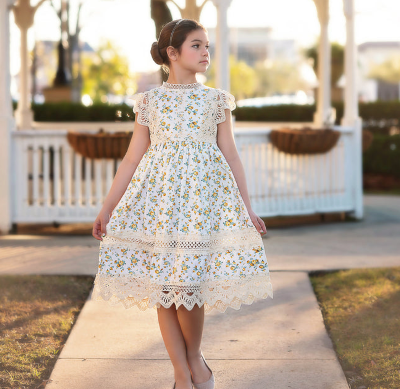 EVERLY DRESS VINTAGE FLORAL