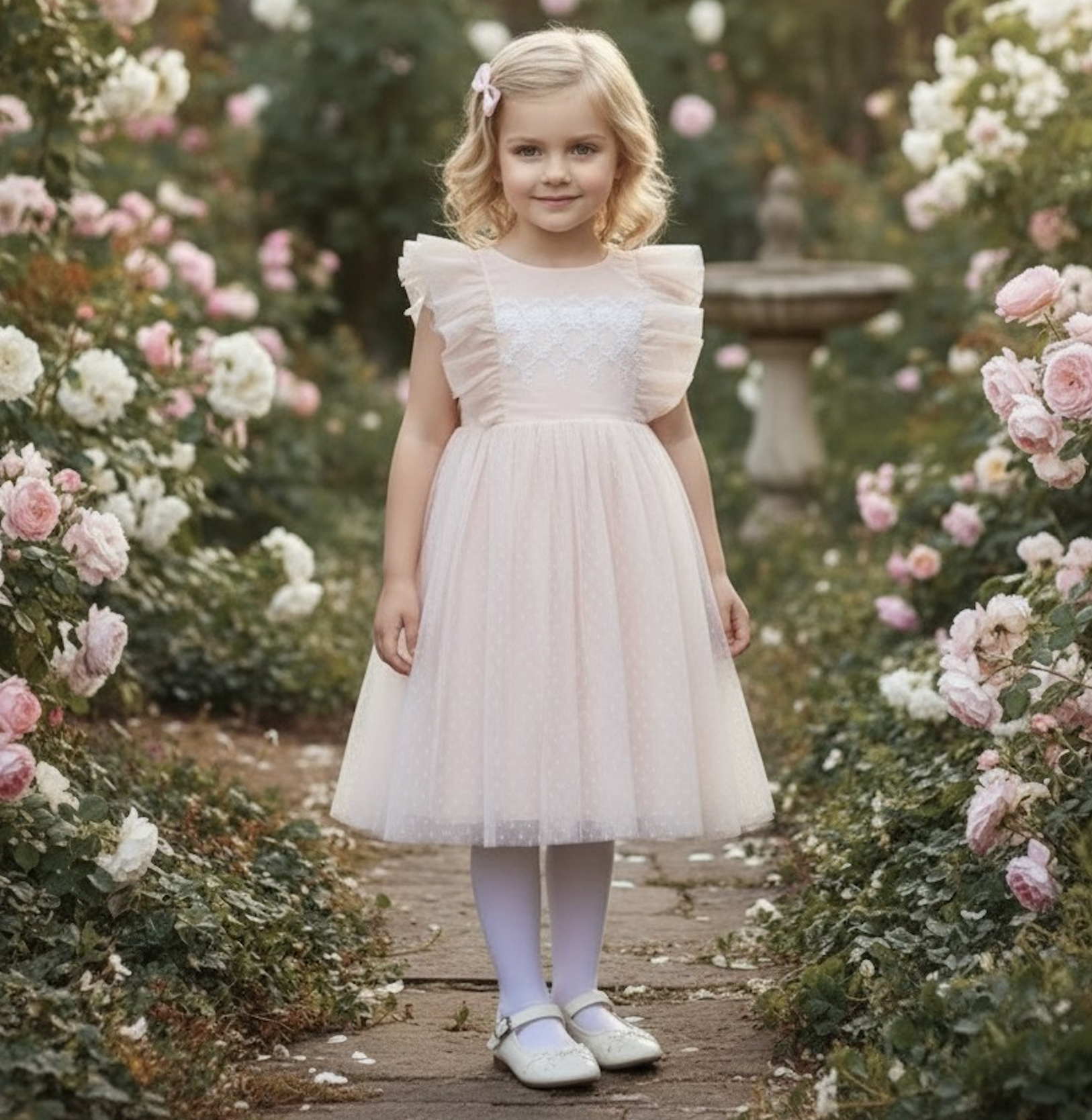 CAROLINA DRESS BLUSH PINK