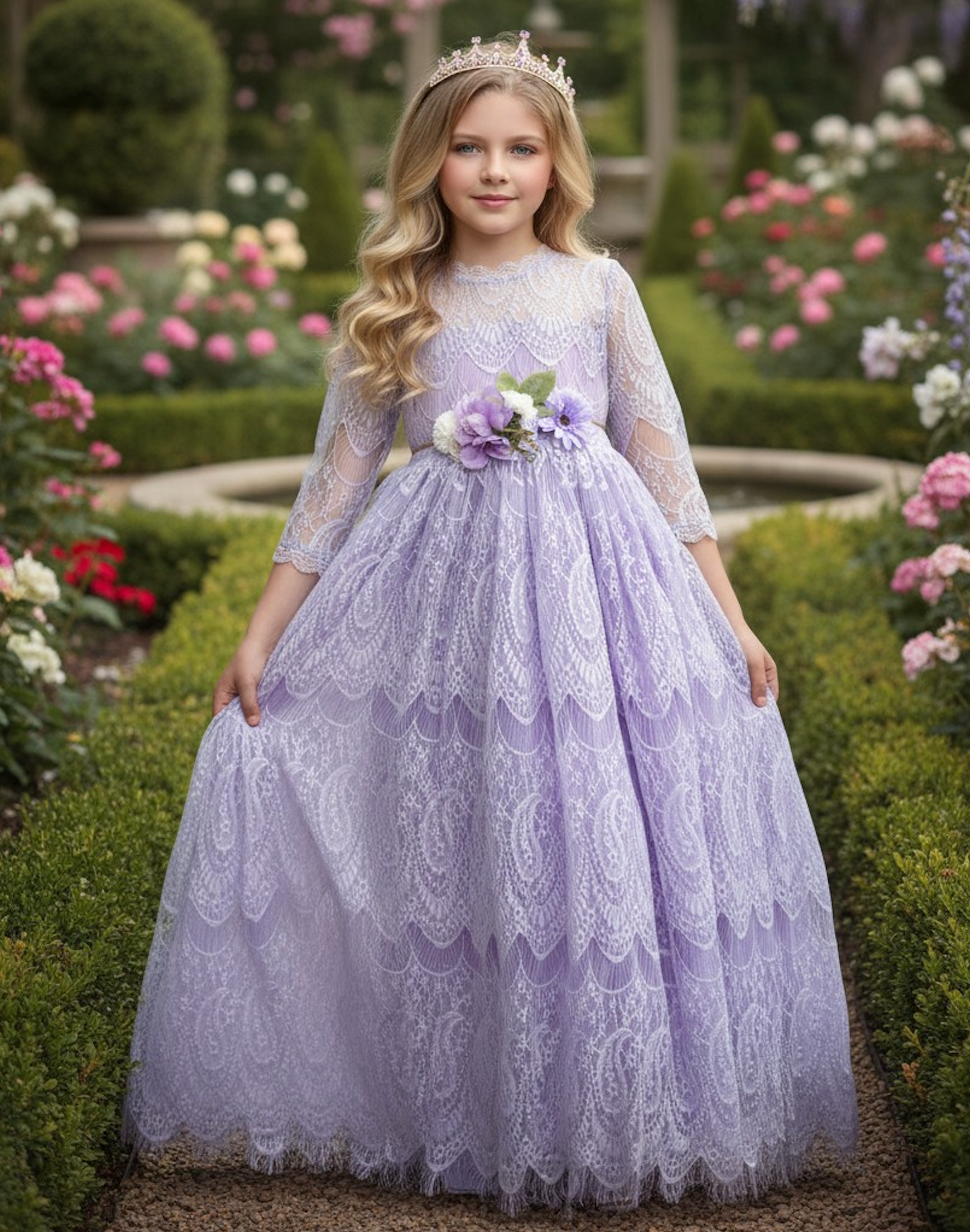 BELLA RAFAELA GOWN LAVENDER
