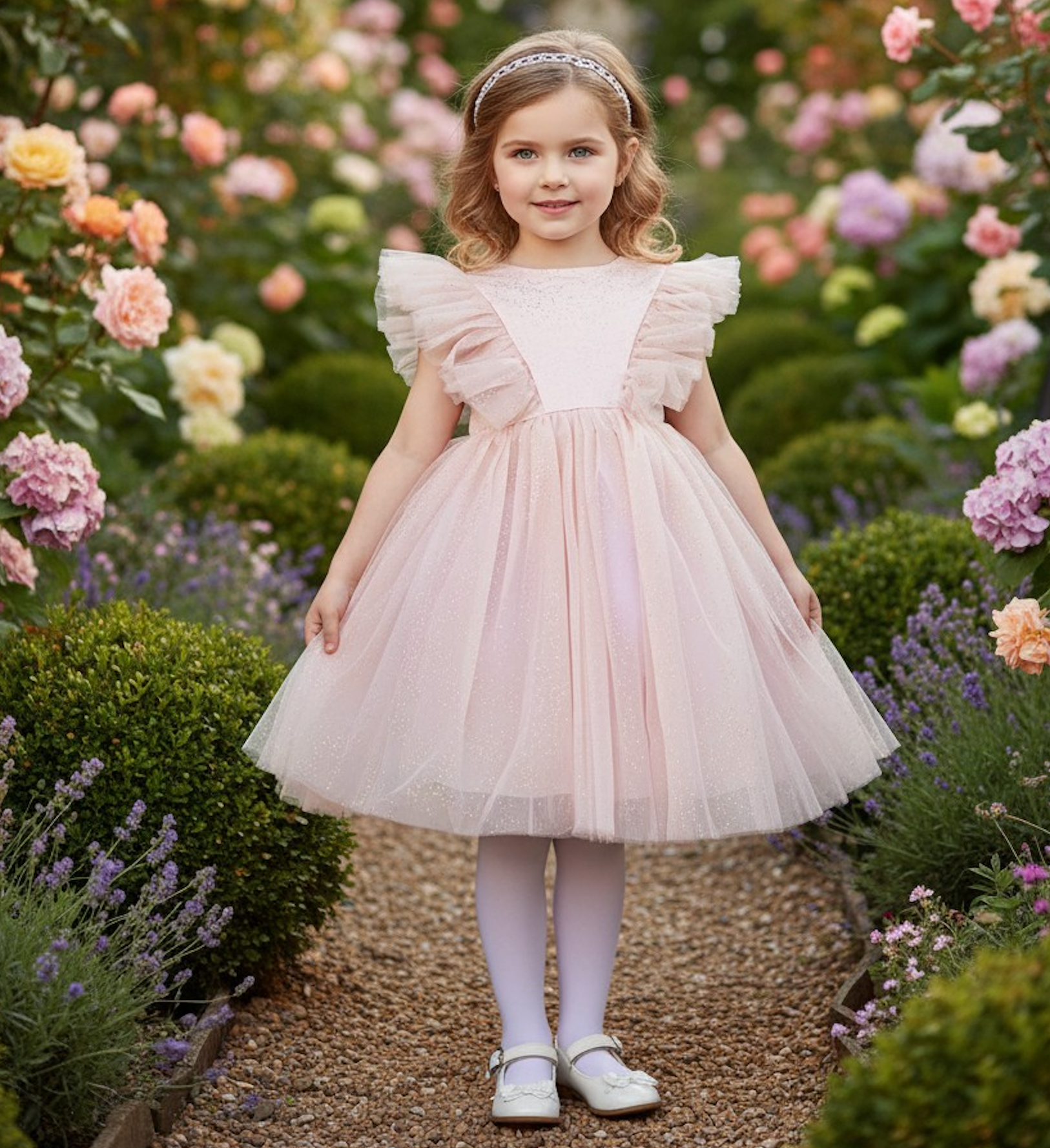 MILLY DRESS SPARKLE PINK