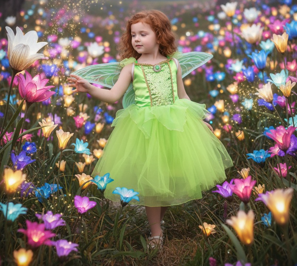 ENCHANTED FAIRY DRESS & WING SET ENCHANTED FAIRY DRESS & WING SET