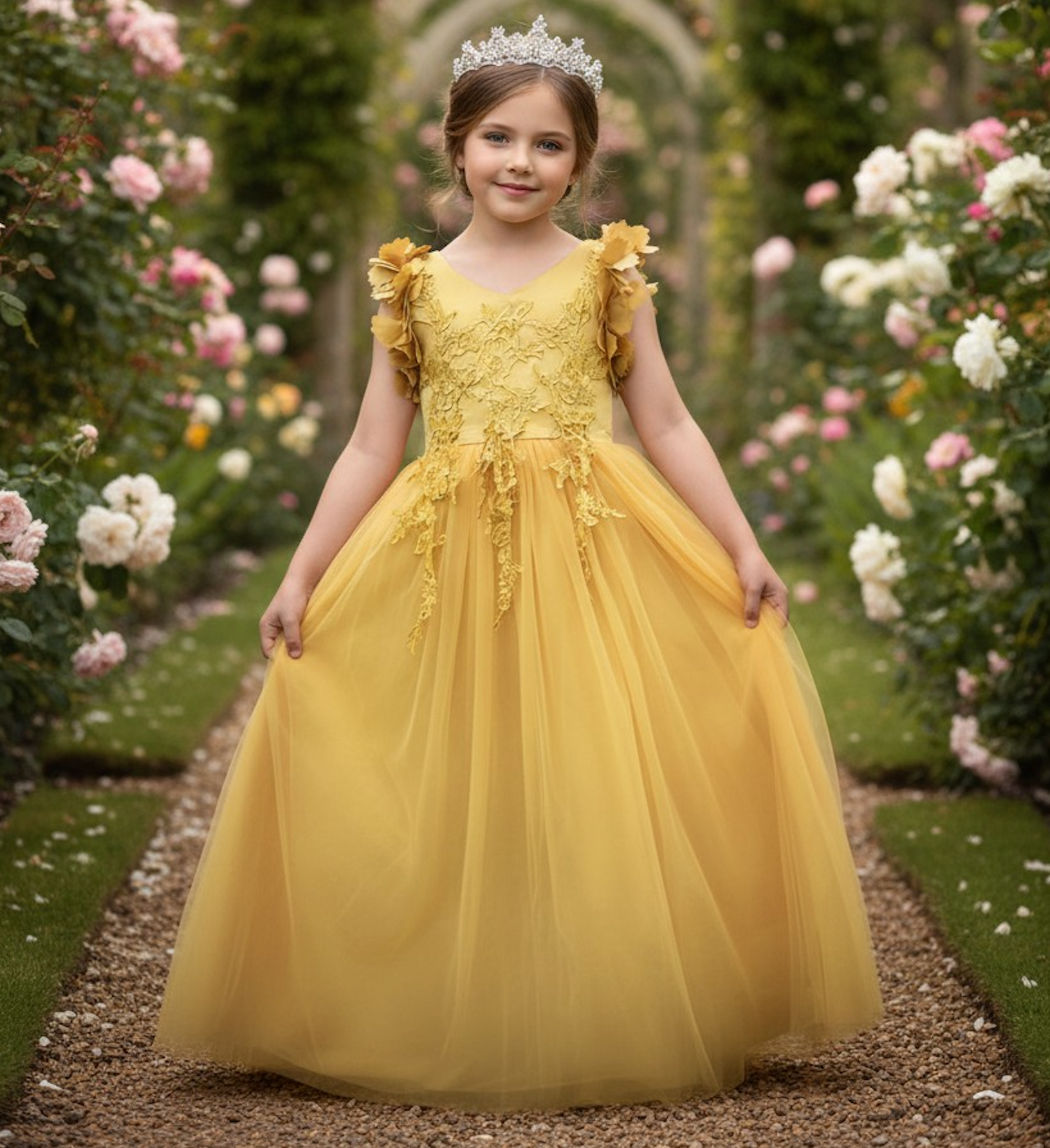 BIANCA GOWN SUNFLOWER