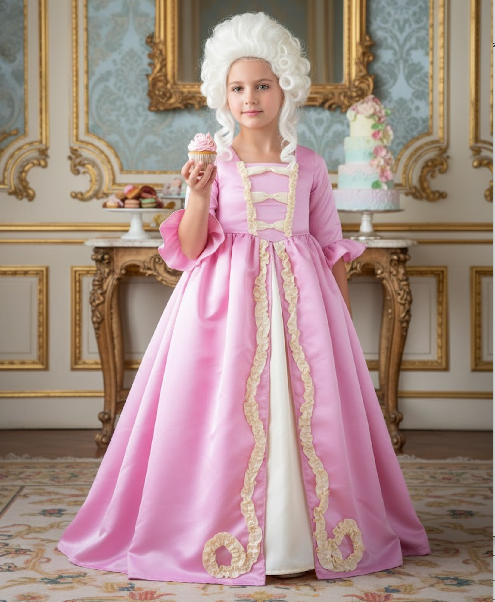 MARIE ANTOINETTE GOWN PINK 4 MARIE ANTOINETTE GOWN PINK 4