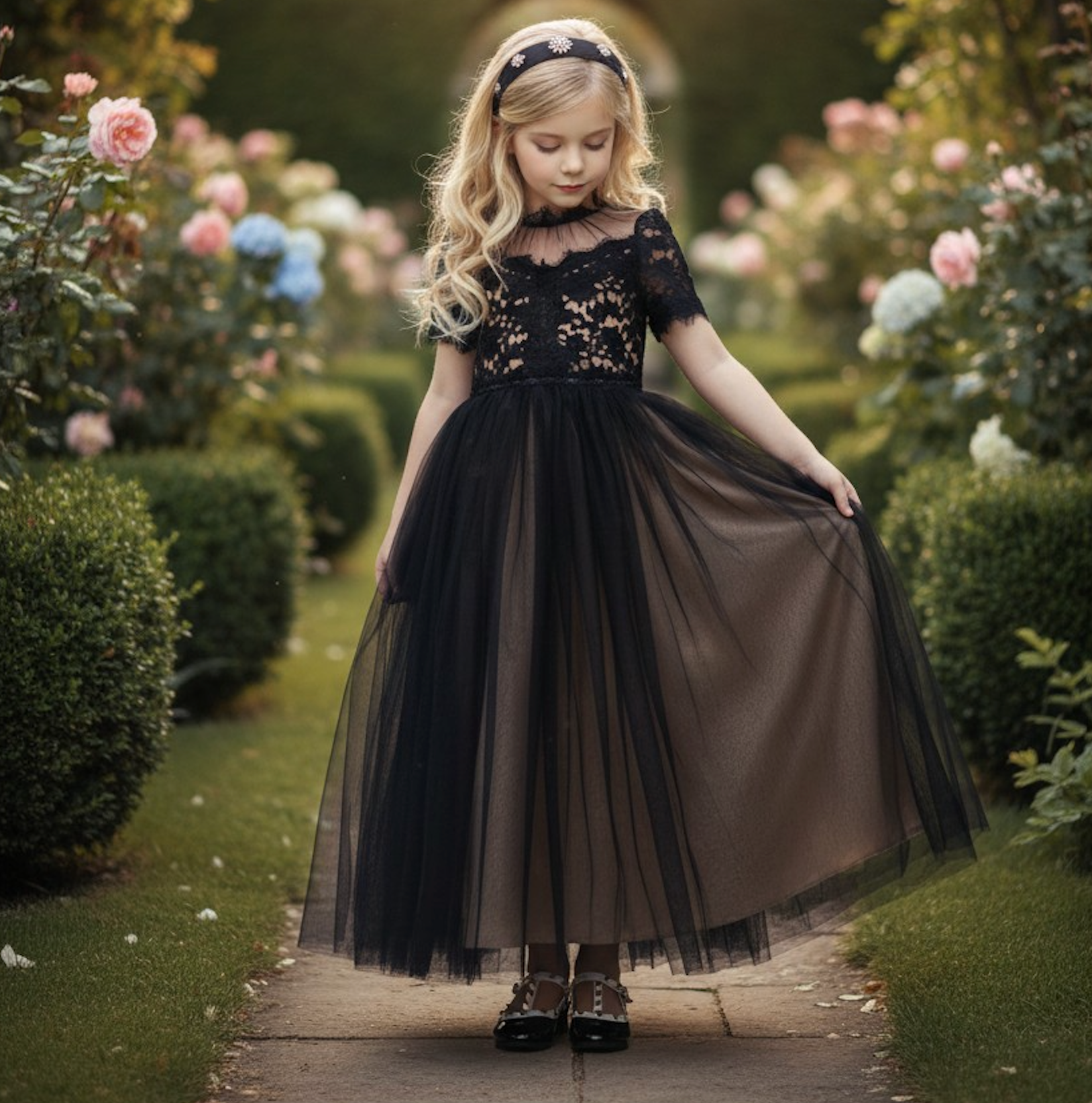 EMILIA HEADBAND BLACK