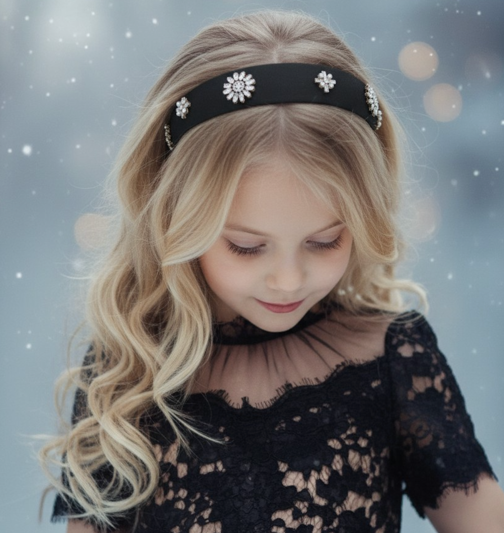 EMILIA HEADBAND BLACK