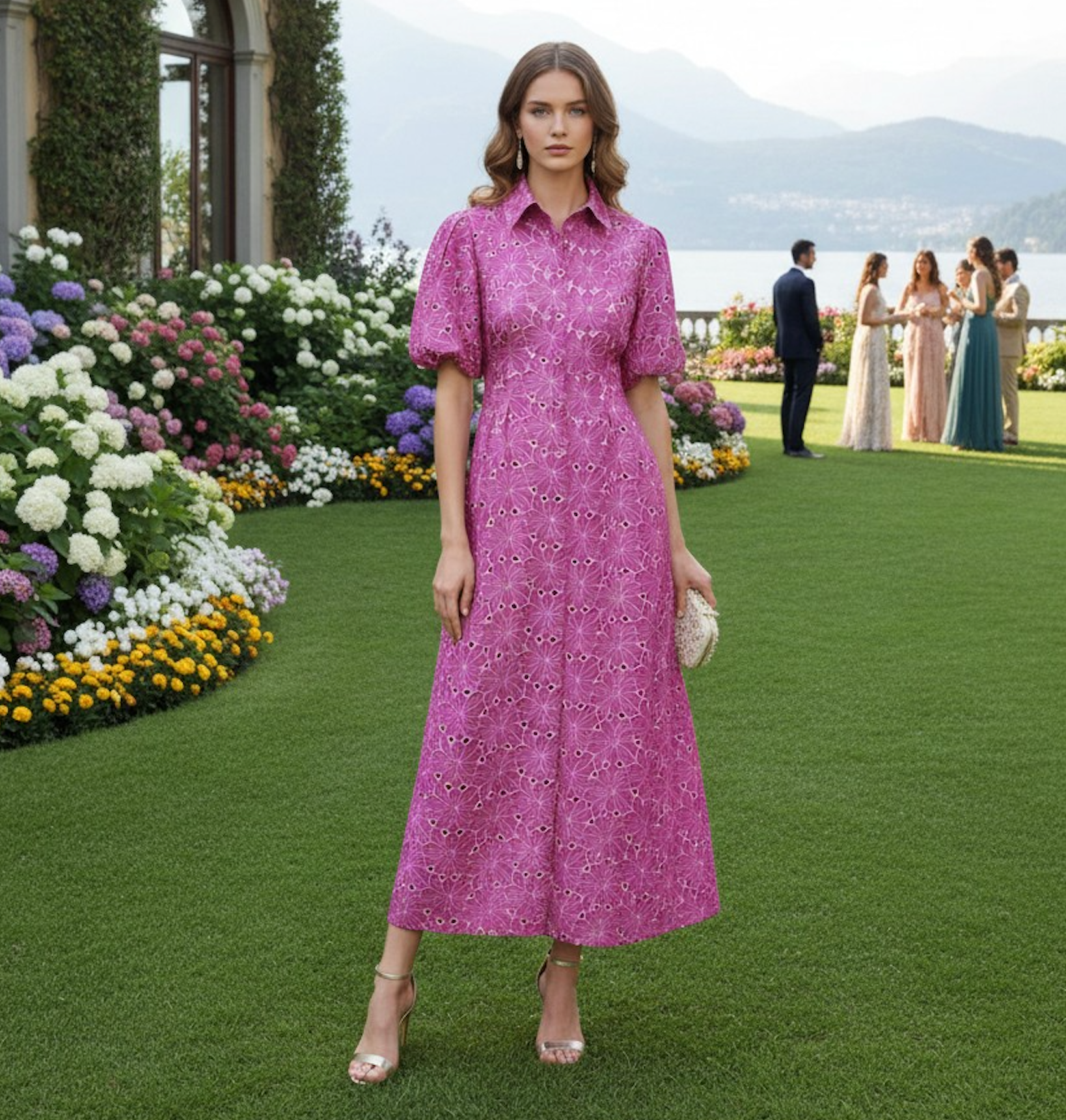 EMANUELA DRESS FUCHSIA