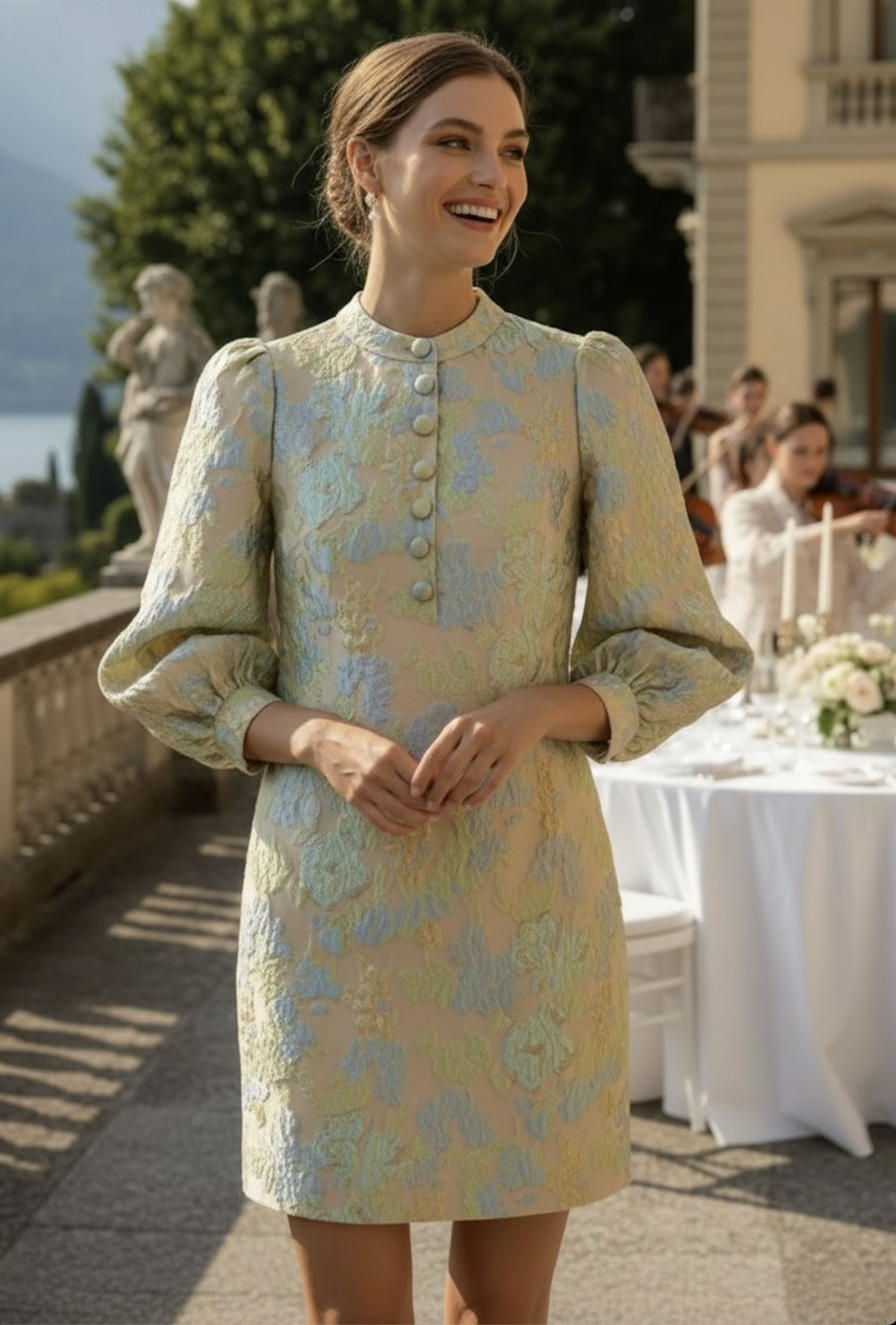 OLIVIE DRESS GOLDEN MEADOW