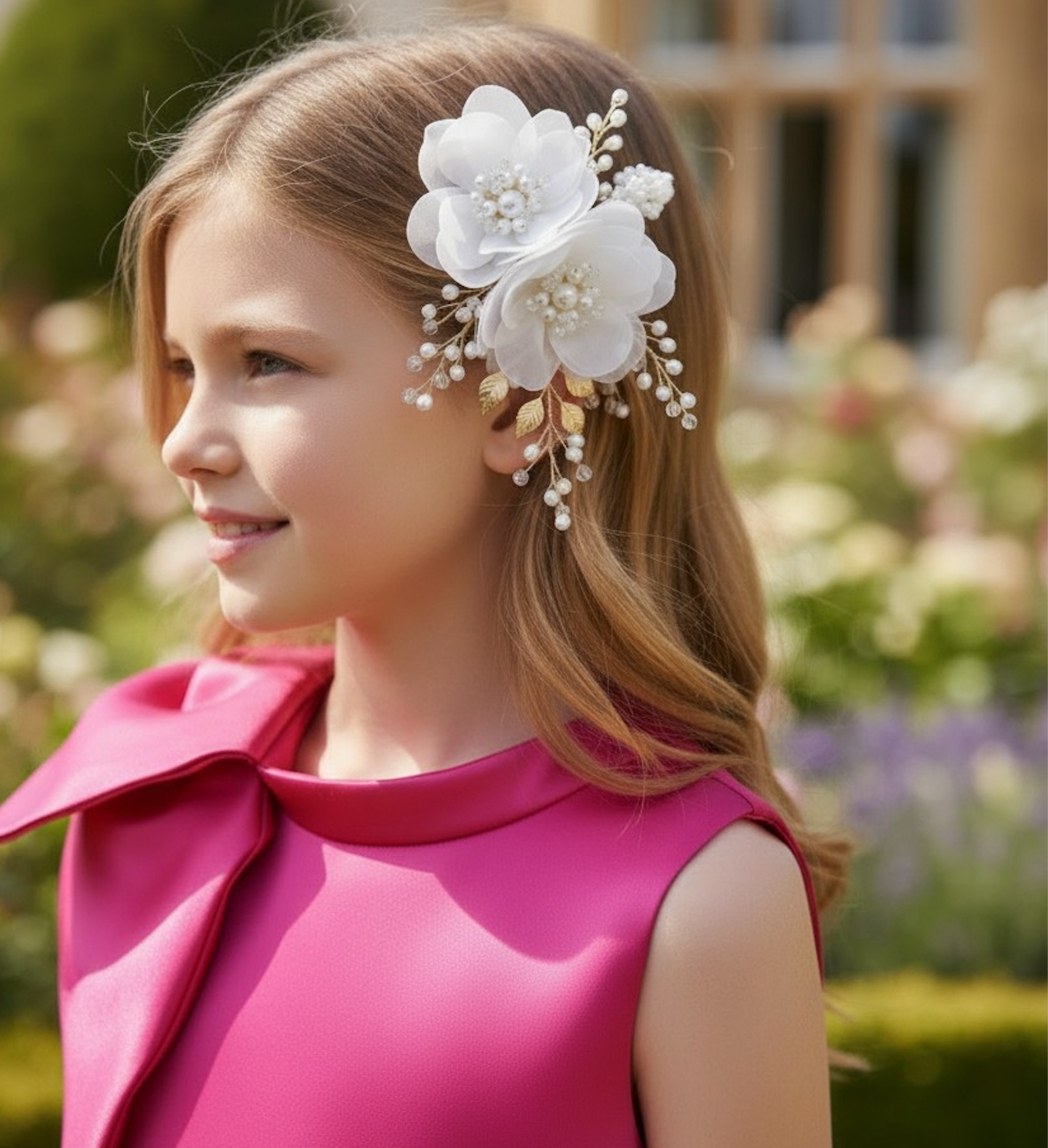 FLEUR BLANCHE FLOWER CLIP