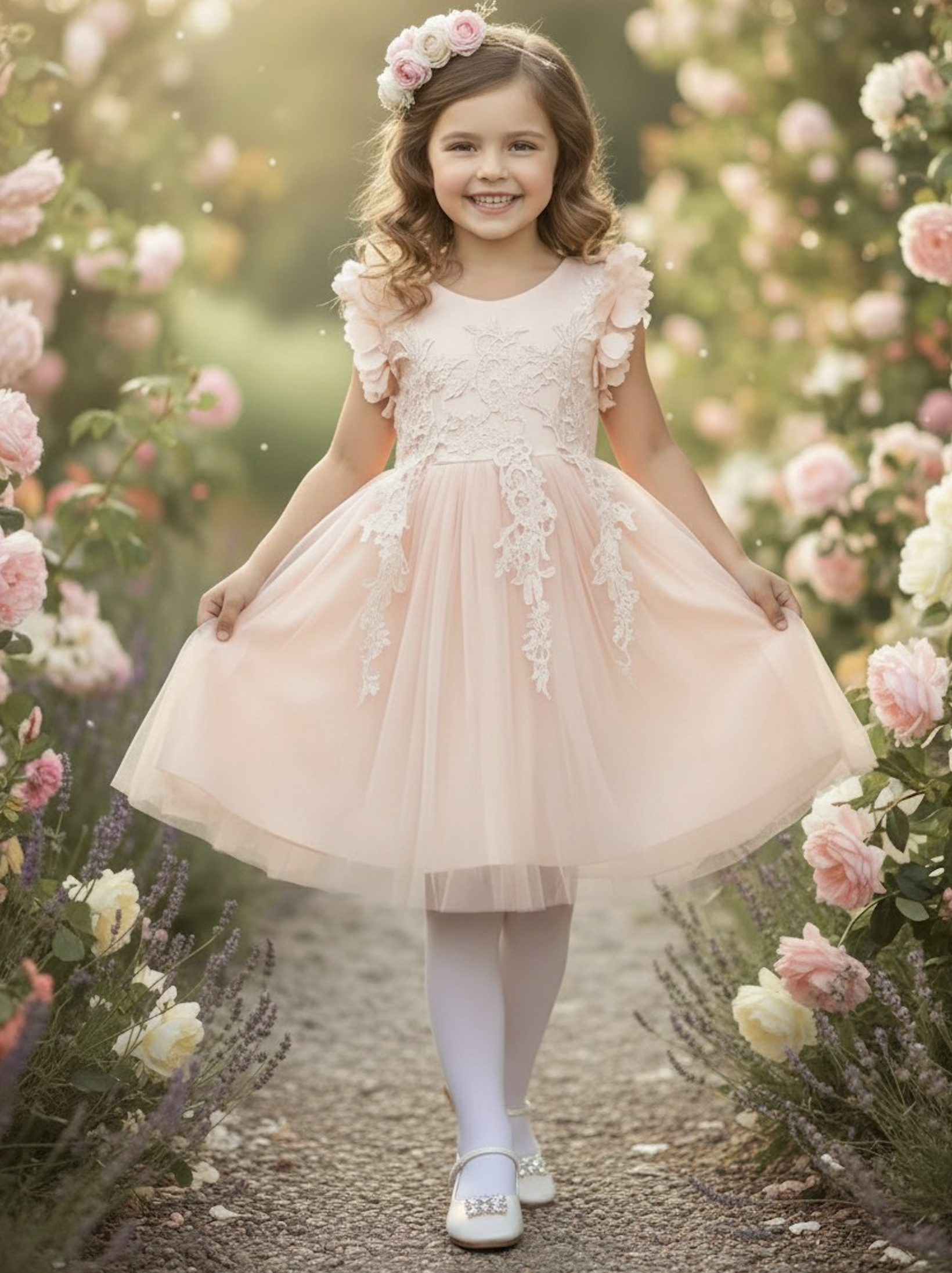 BIANCA DRESS PEACHY PINK