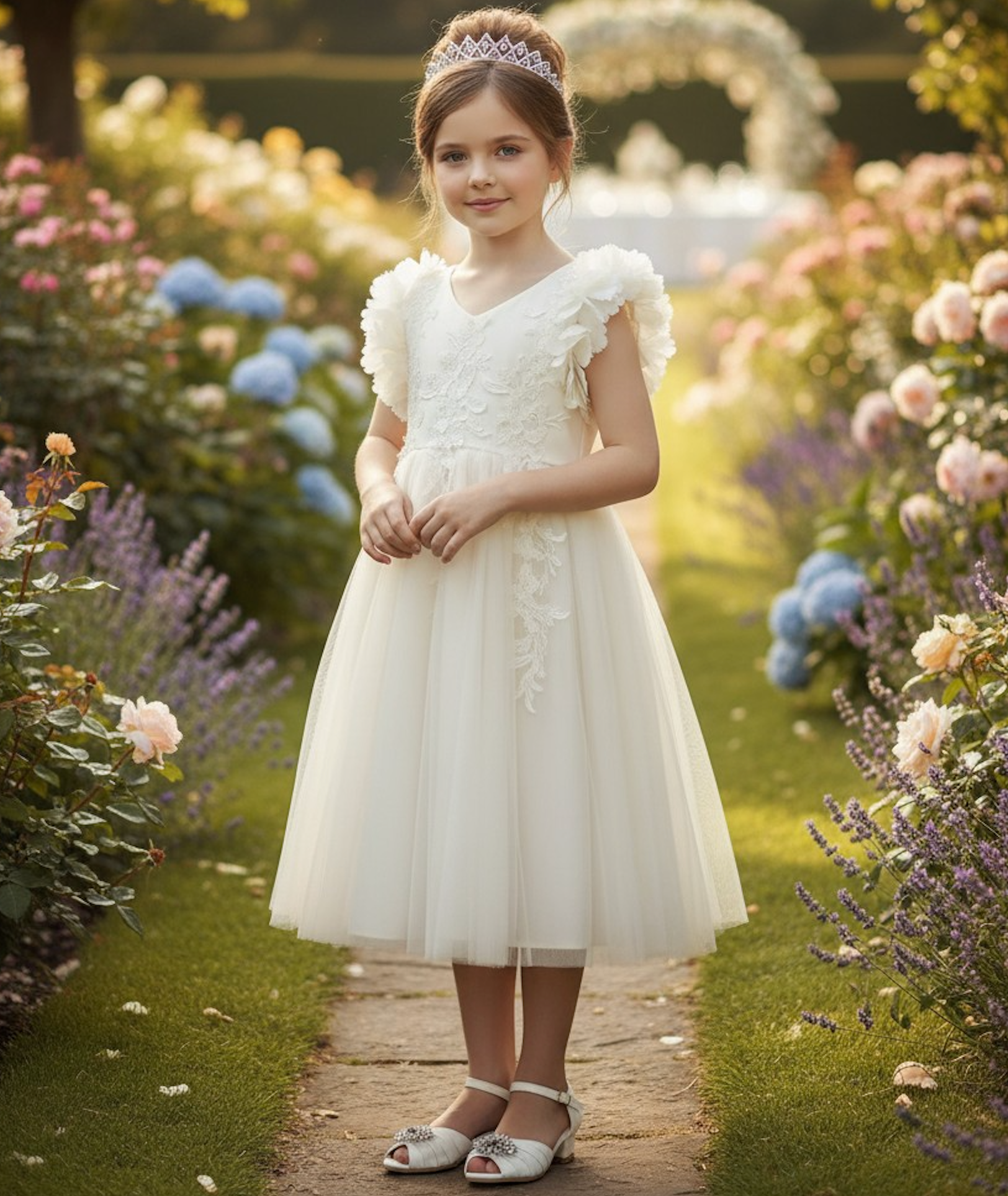 Bianca Dress Ivory 12/18