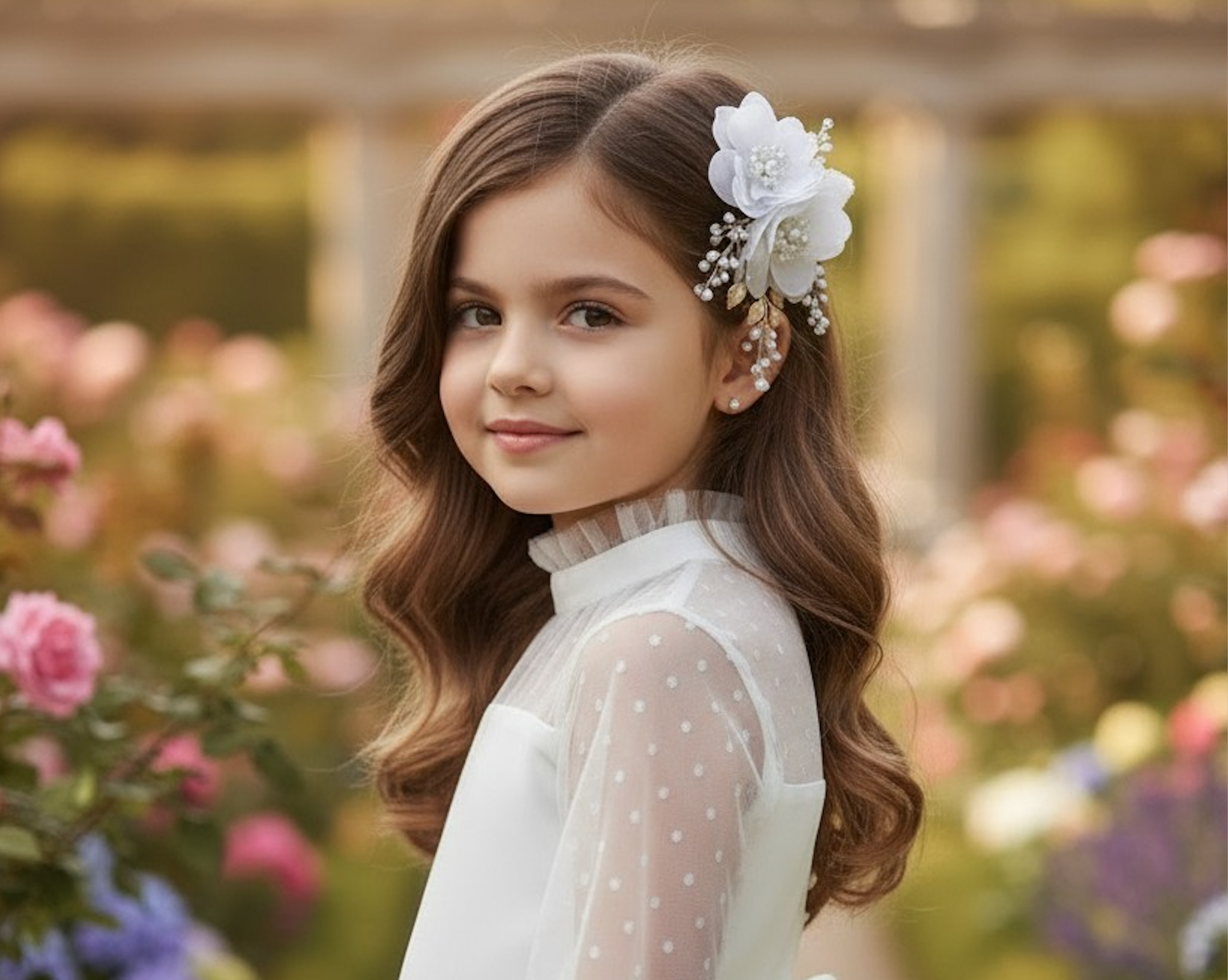 FLEUR BLANCHE FLOWER CLIP