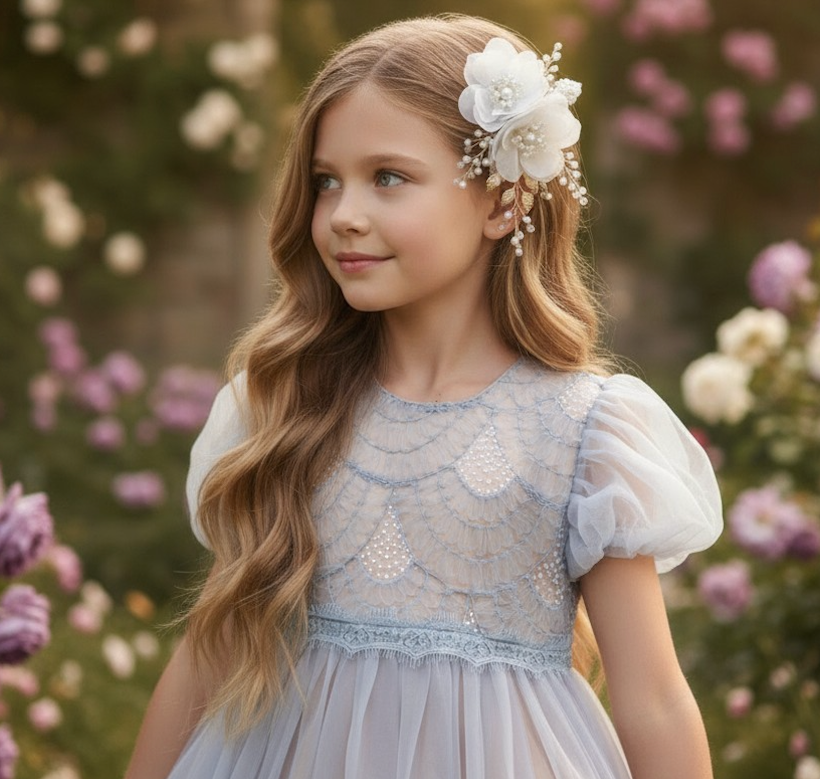 FLEUR BLANCHE FLOWER CLIP