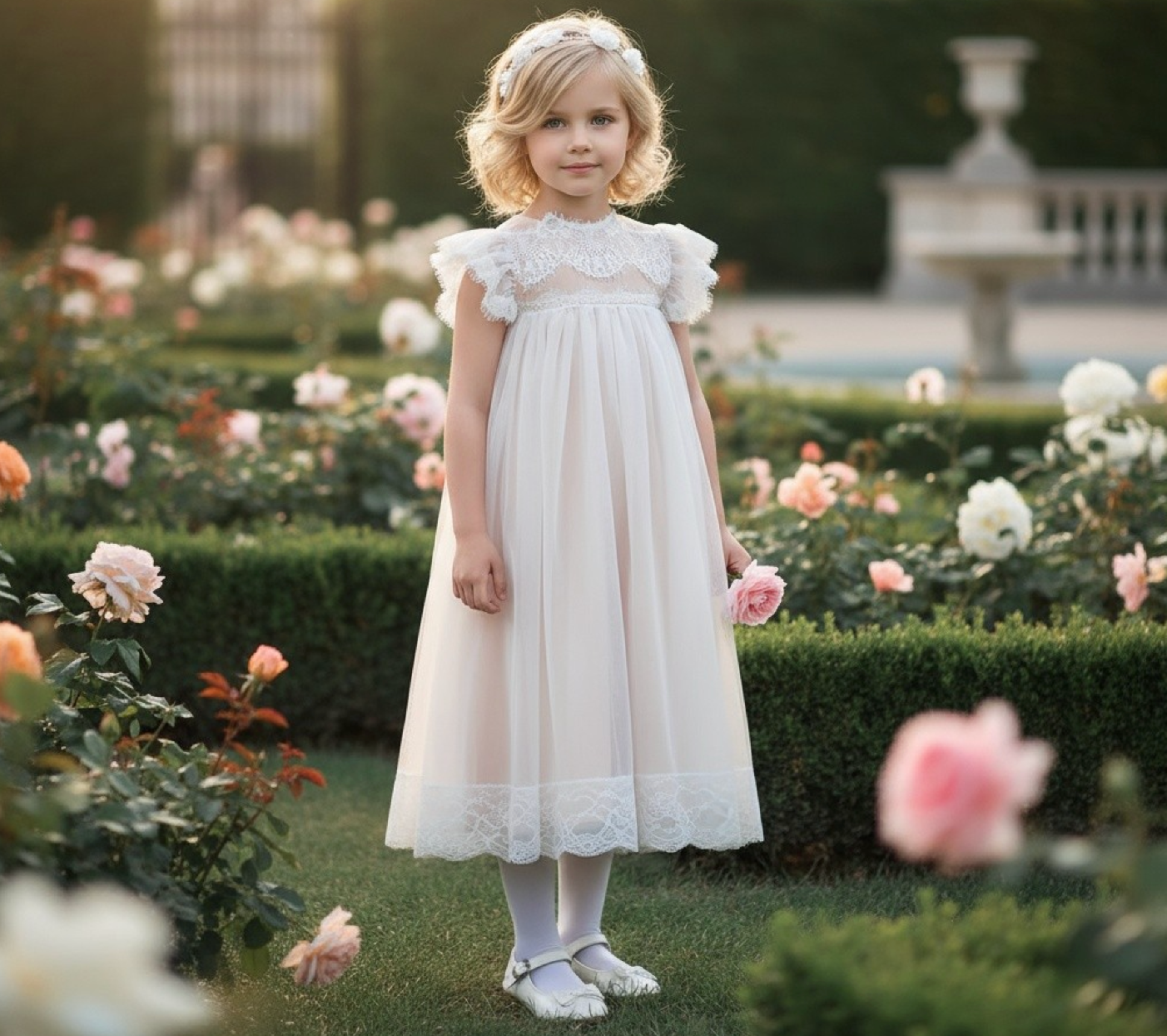 ADRIANA DRESS WHITE/NATURAL