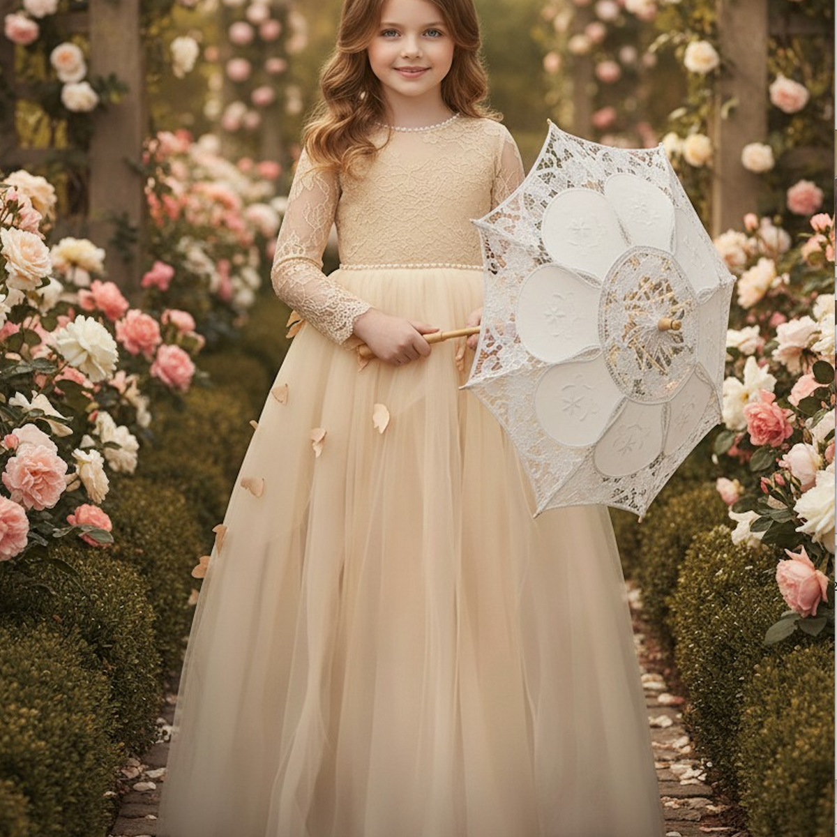 Mariposa Gown Champagne