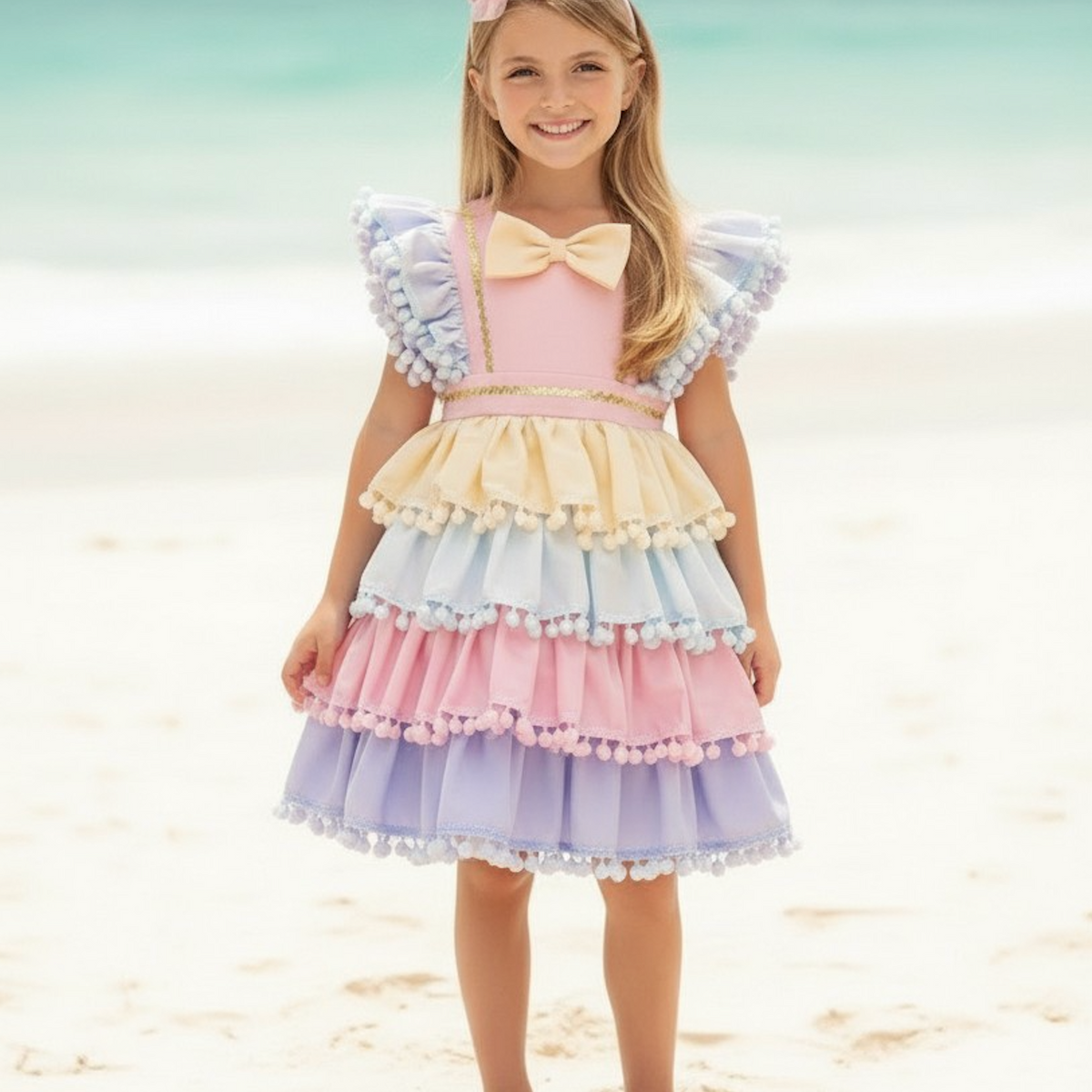 open lace back dress The Birthday Party Princess