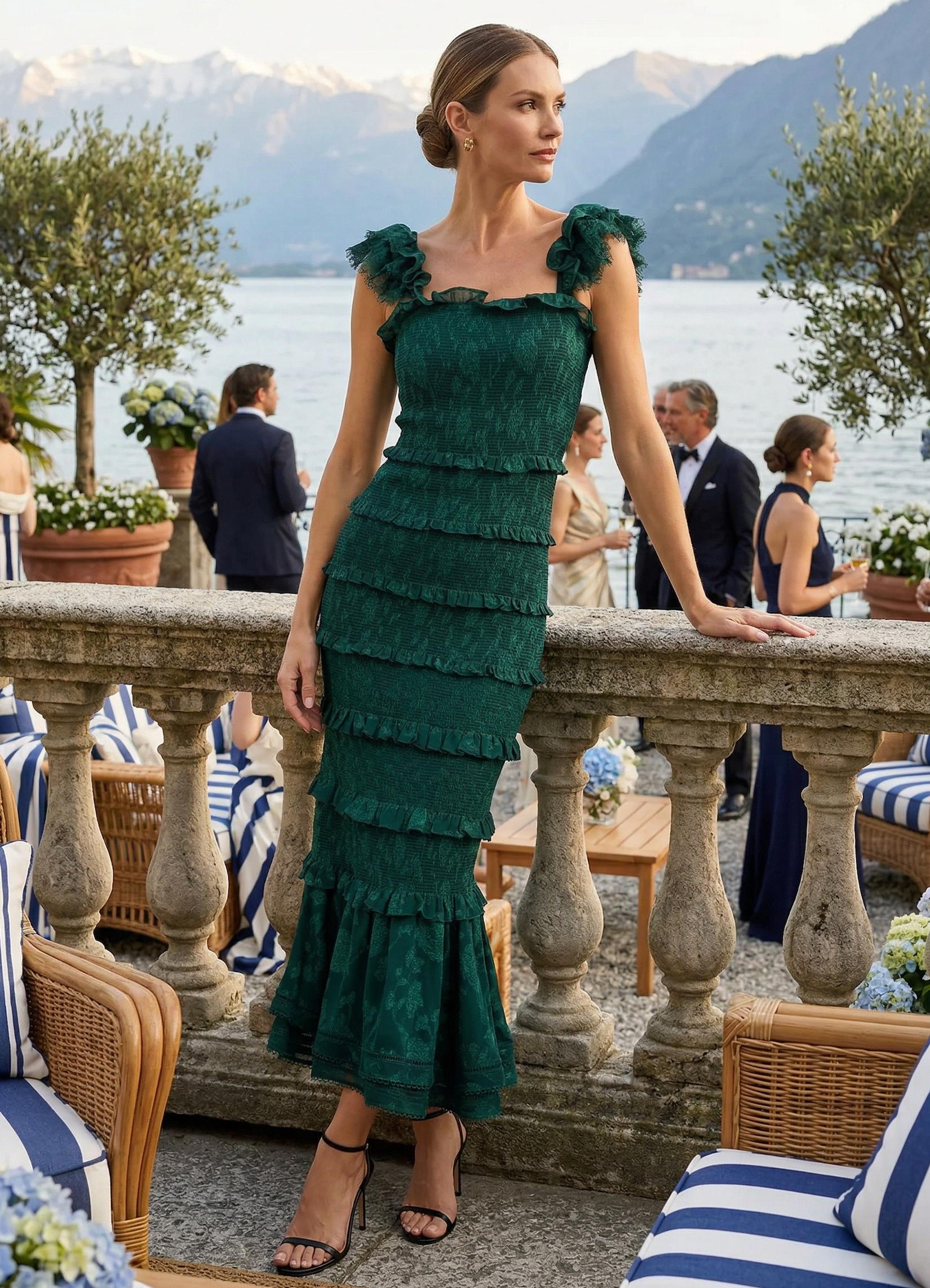 FRANCINE DRESS EMERALD