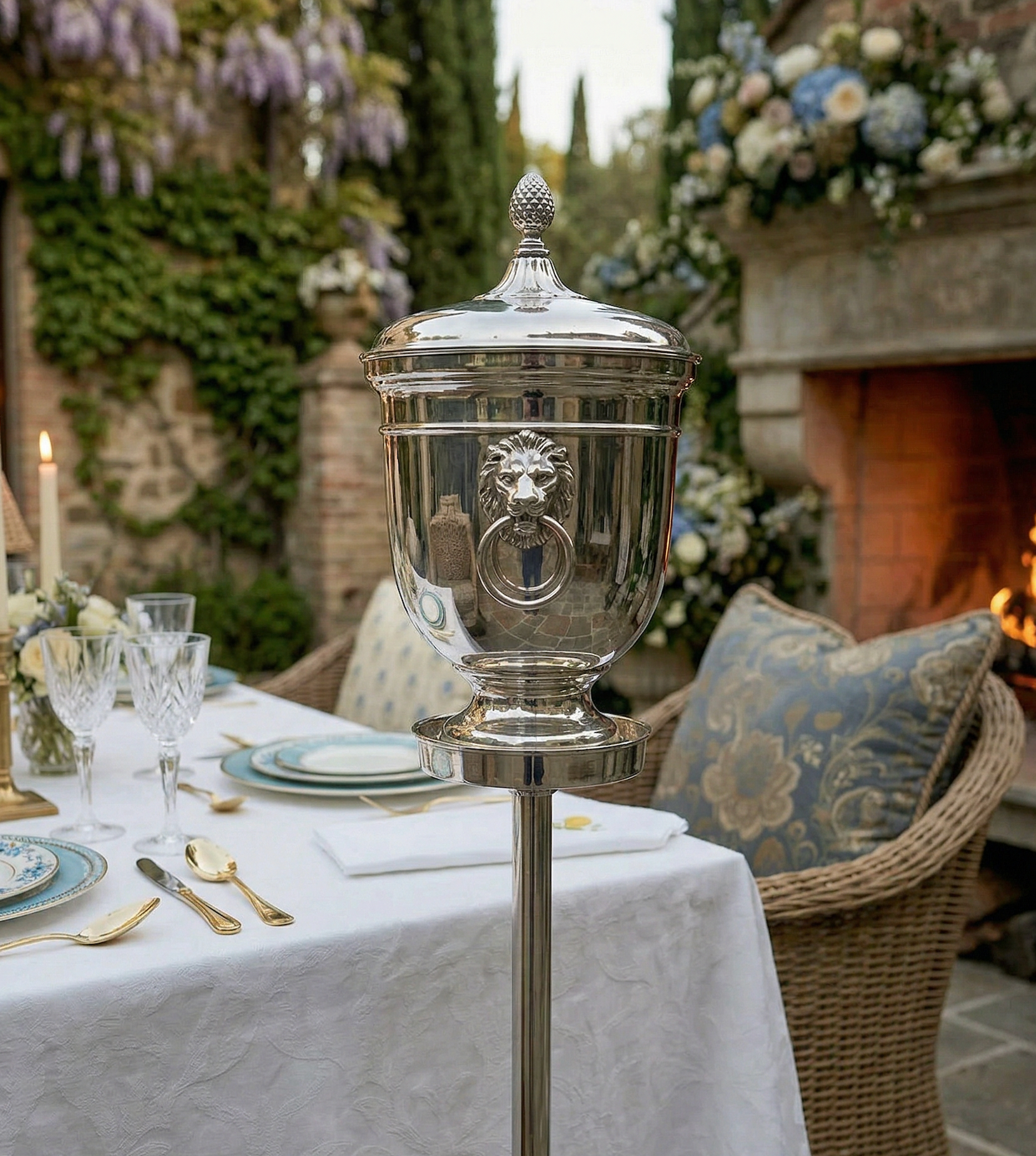 SILVER PLATED AMESBURY CHAMPAGNE BUCKET