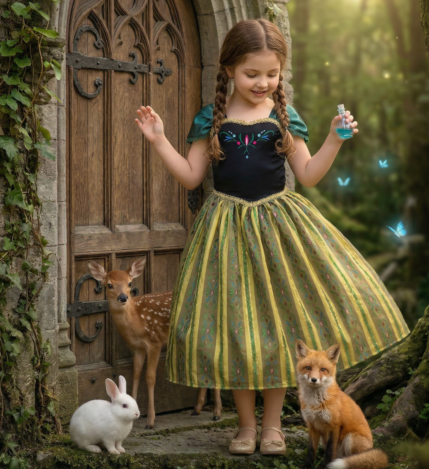 open lace back dress Princess Dagmar