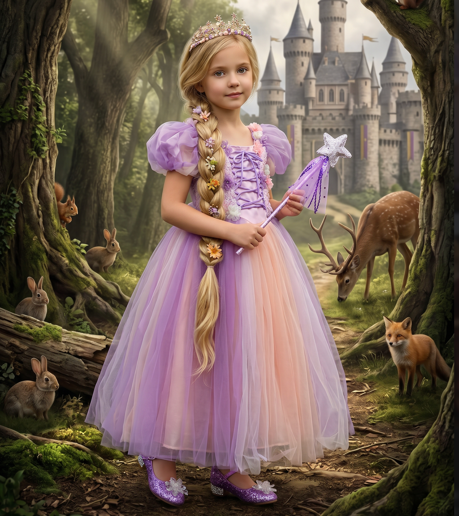 SHOOTING STAR WAND PURPLE