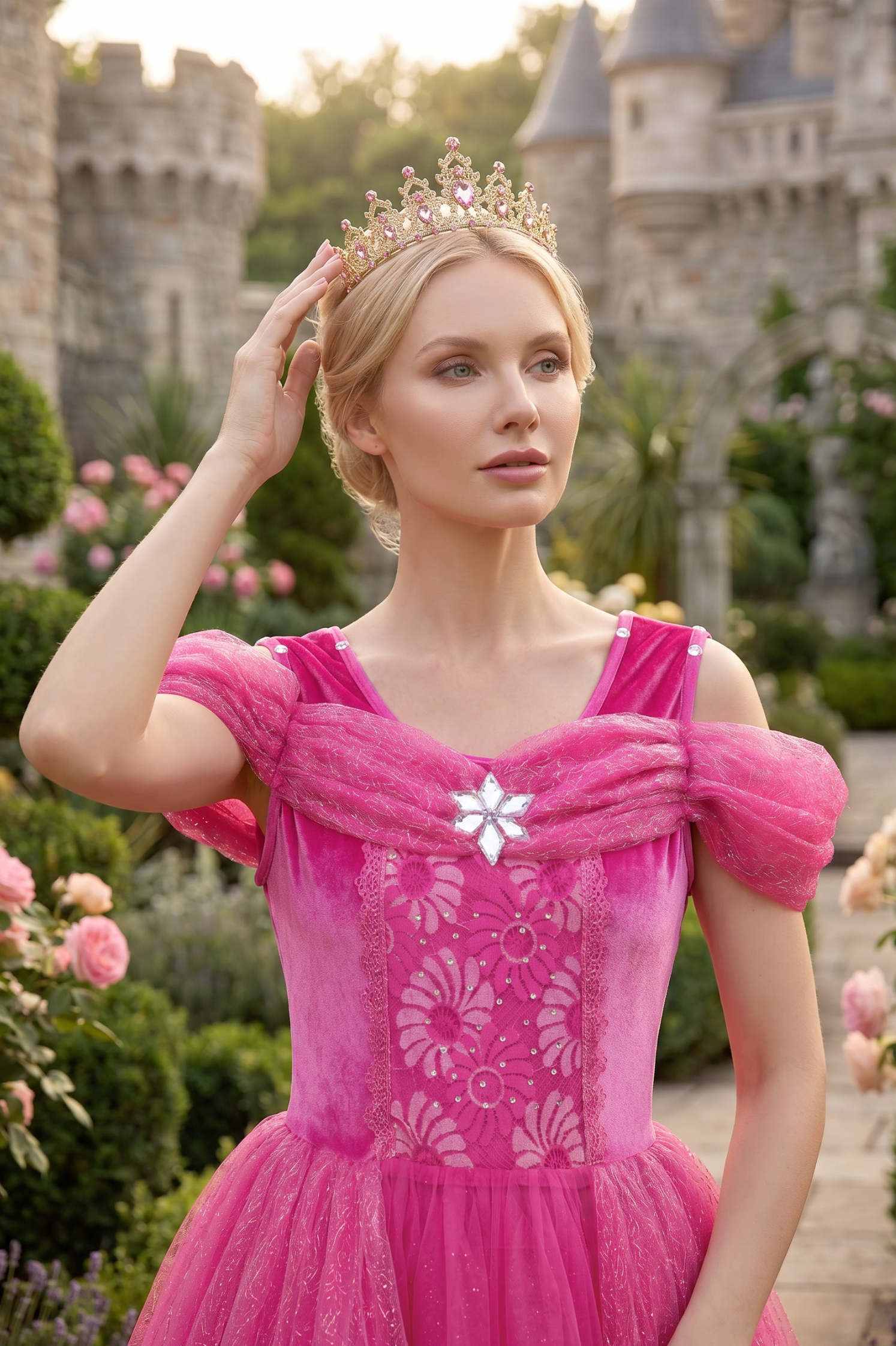Pink Princess Gown for Women Pink Princess Gown for Women