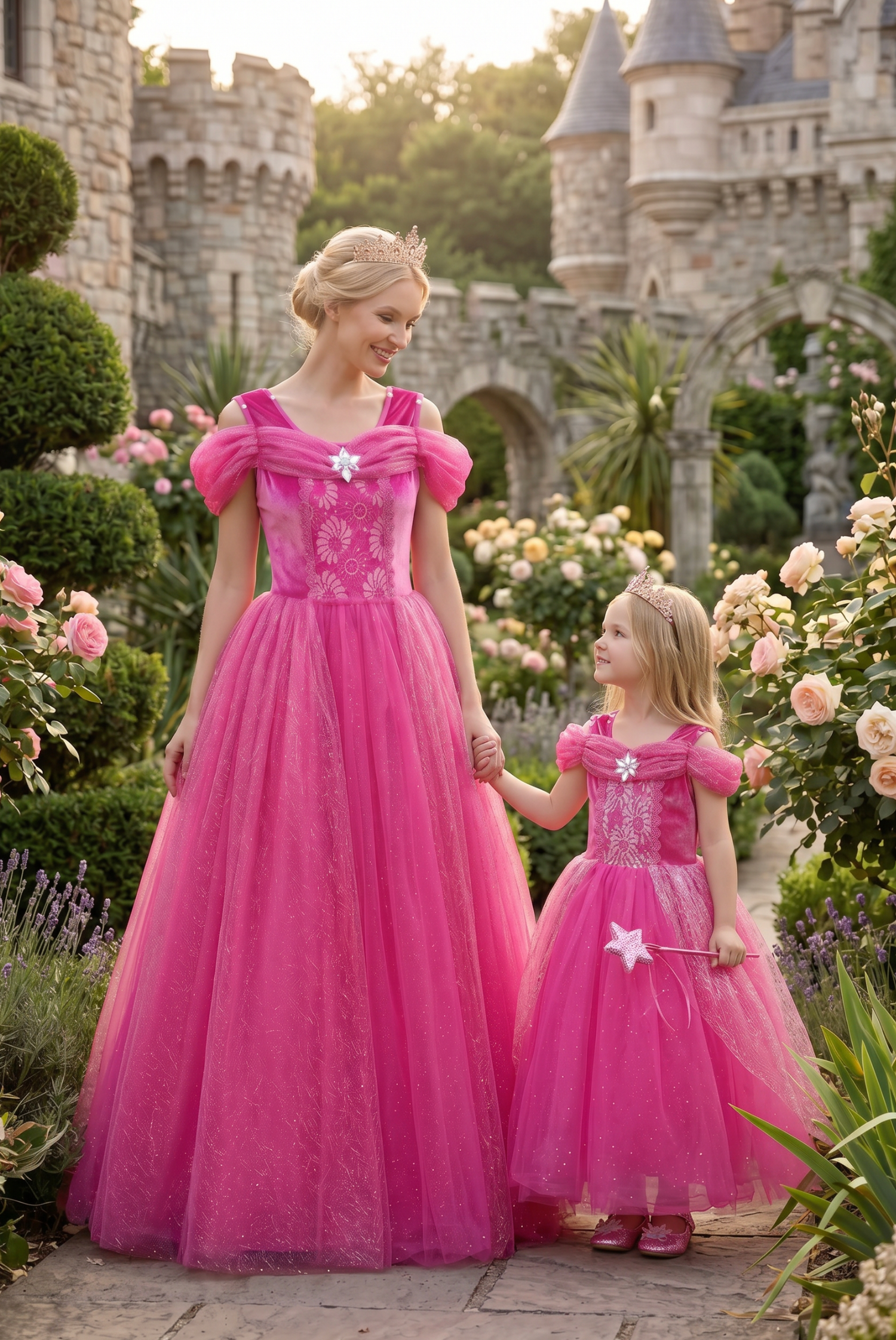 Pink Princess Gown for Women XL (14/16) Pink Princess Gown for Women XL (14/16)