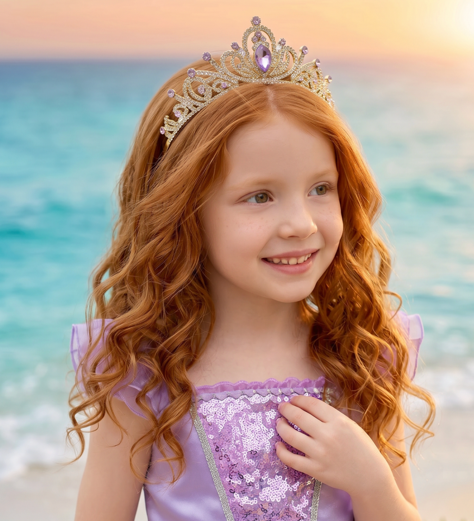 PRINCESS OPHELIA TIARA PURPLE