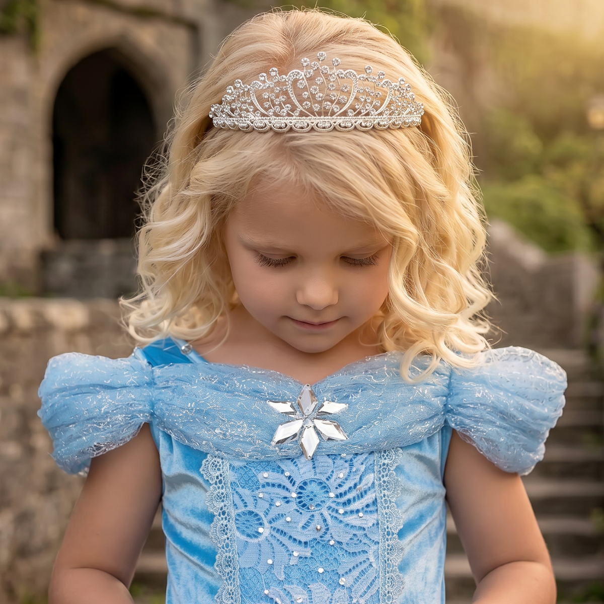 princess dress with tiara Pink princess inspired tutu dress, tiara and wand included - princess costume