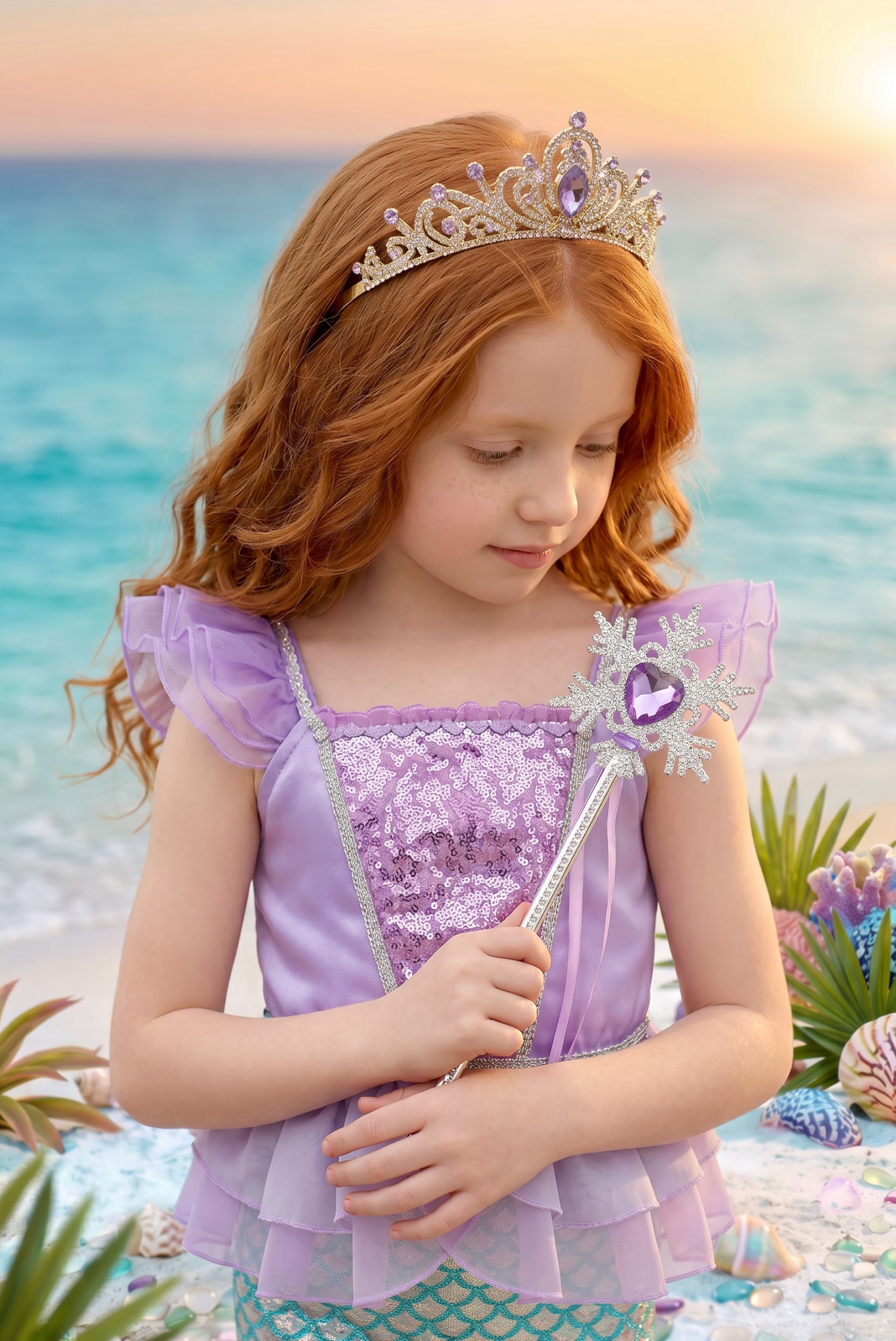 PRINCESS OPHELIA TIARA PURPLE