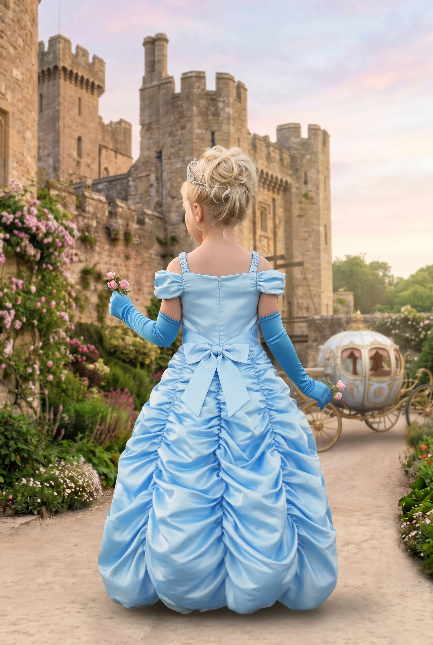Princess Gowns- Buy Princess Wedding Gowns, Princess Caroline Gown & Glove  Sets