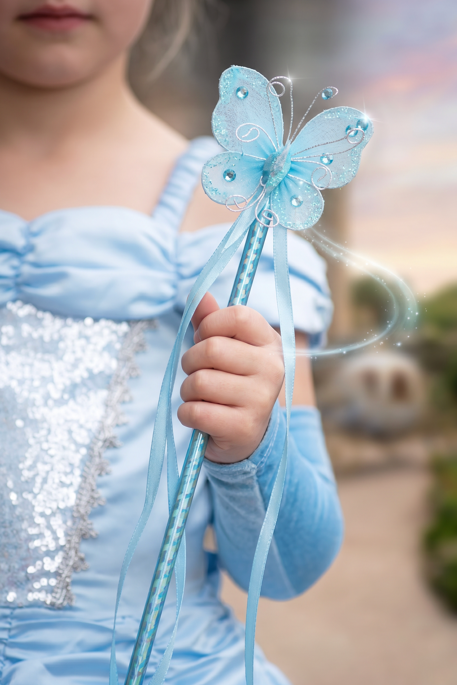 BUTTERFLY WAND BLUE BUTTERFLY WAND BLUE