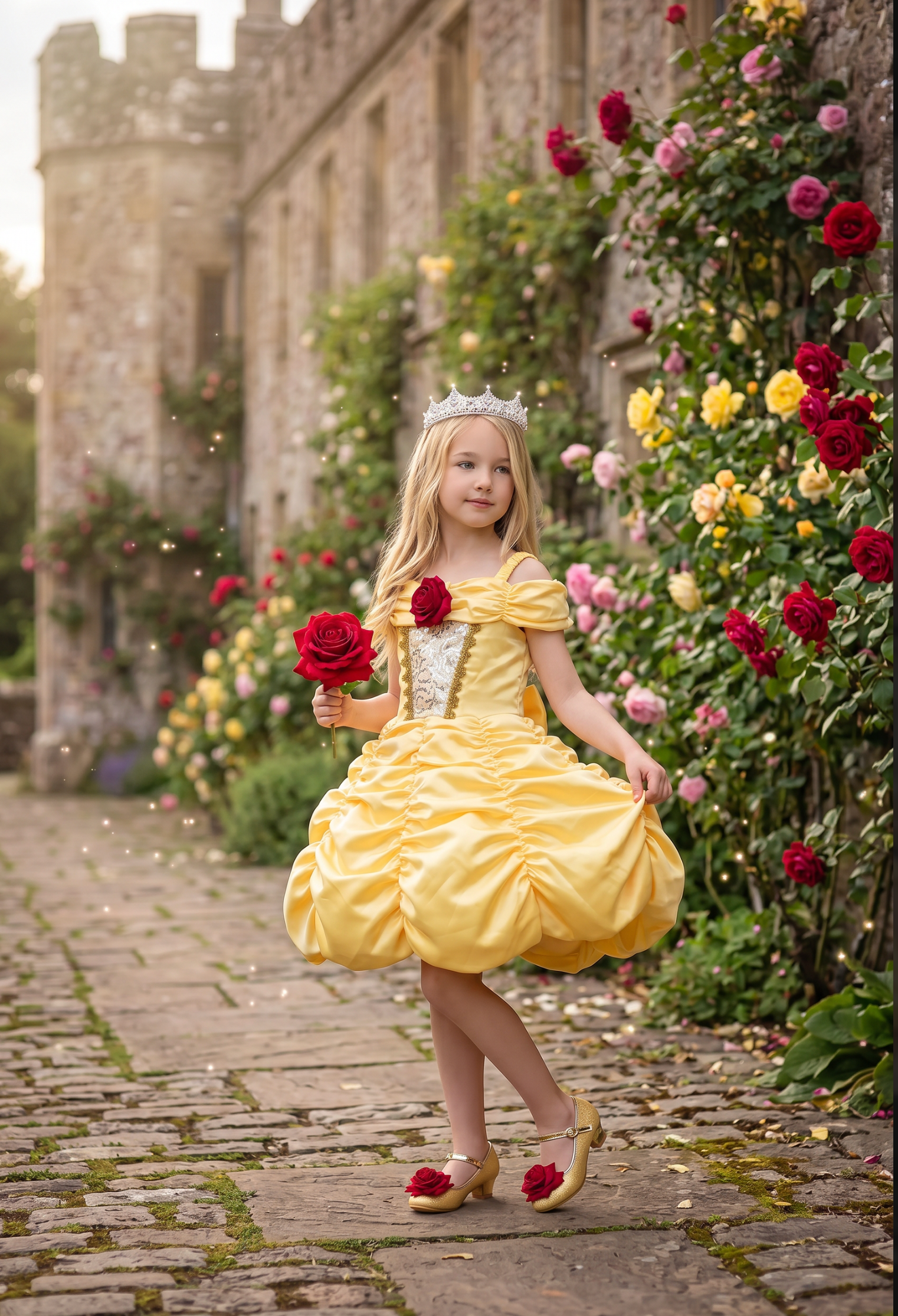 Princess Charlotte Mini Dress & Gloves Set